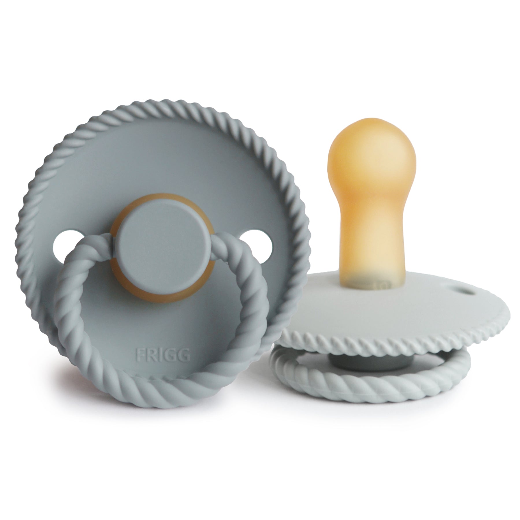 Frigg Rope Natural Rubber Pacifier 2-pack