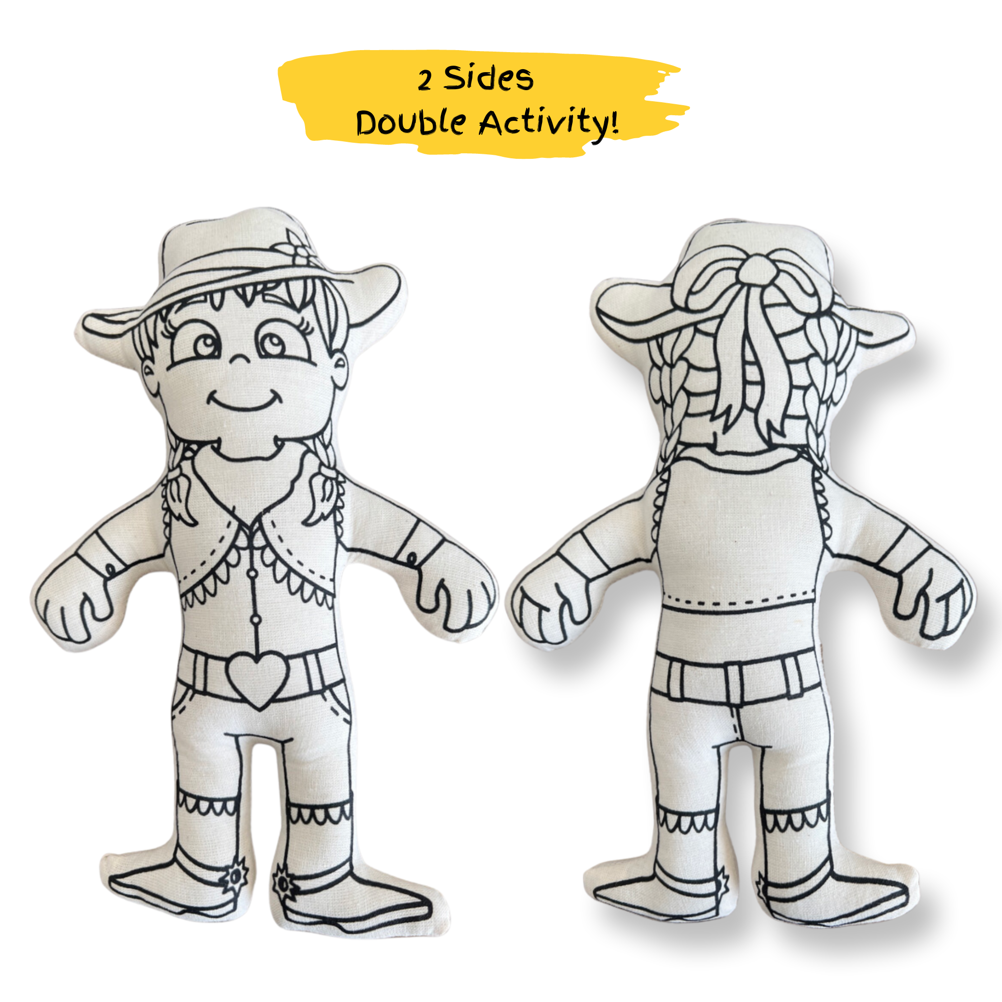 Color And Play Doll - Cowgirl