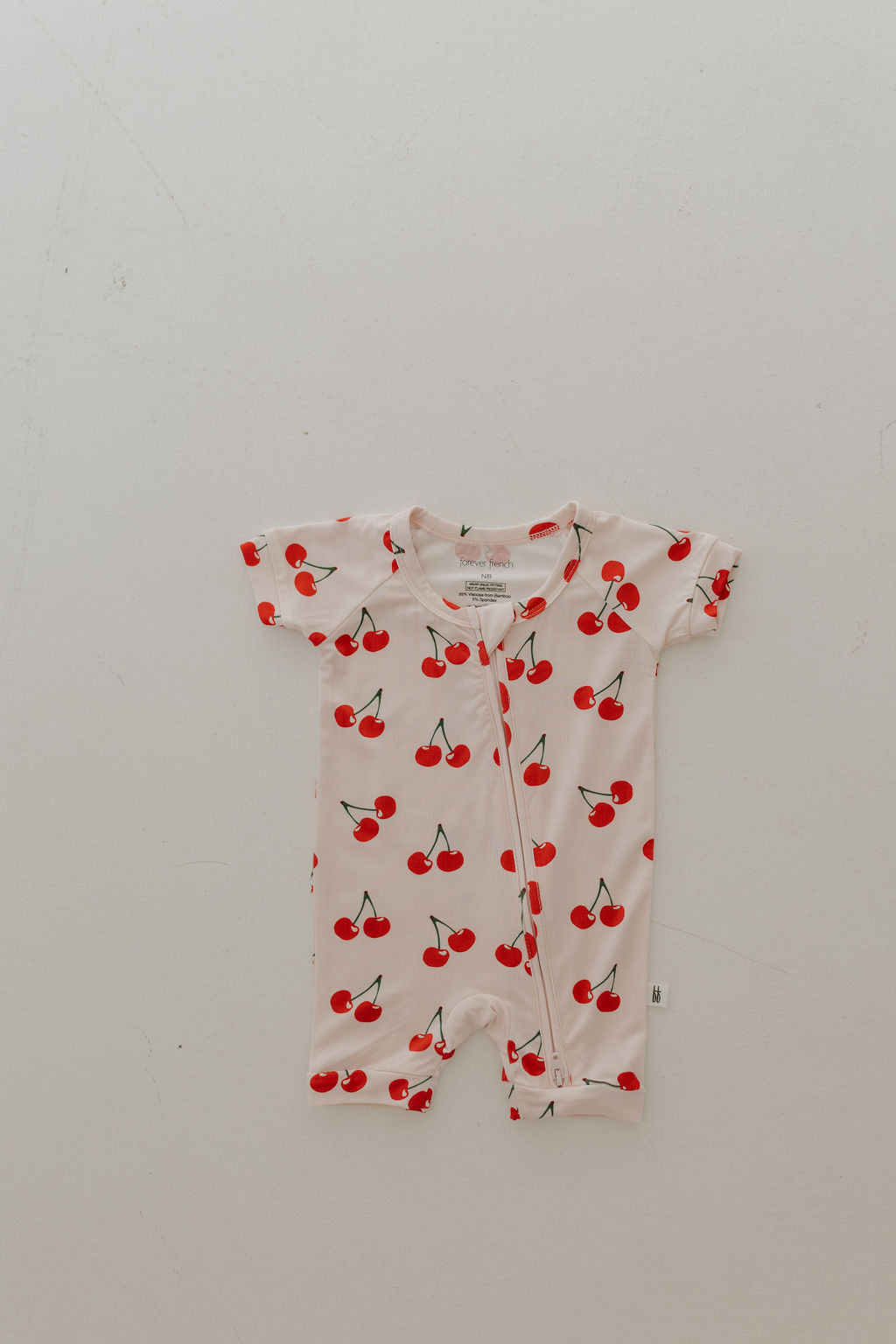 Shortie Bamboo Zip | Cherry Orchard