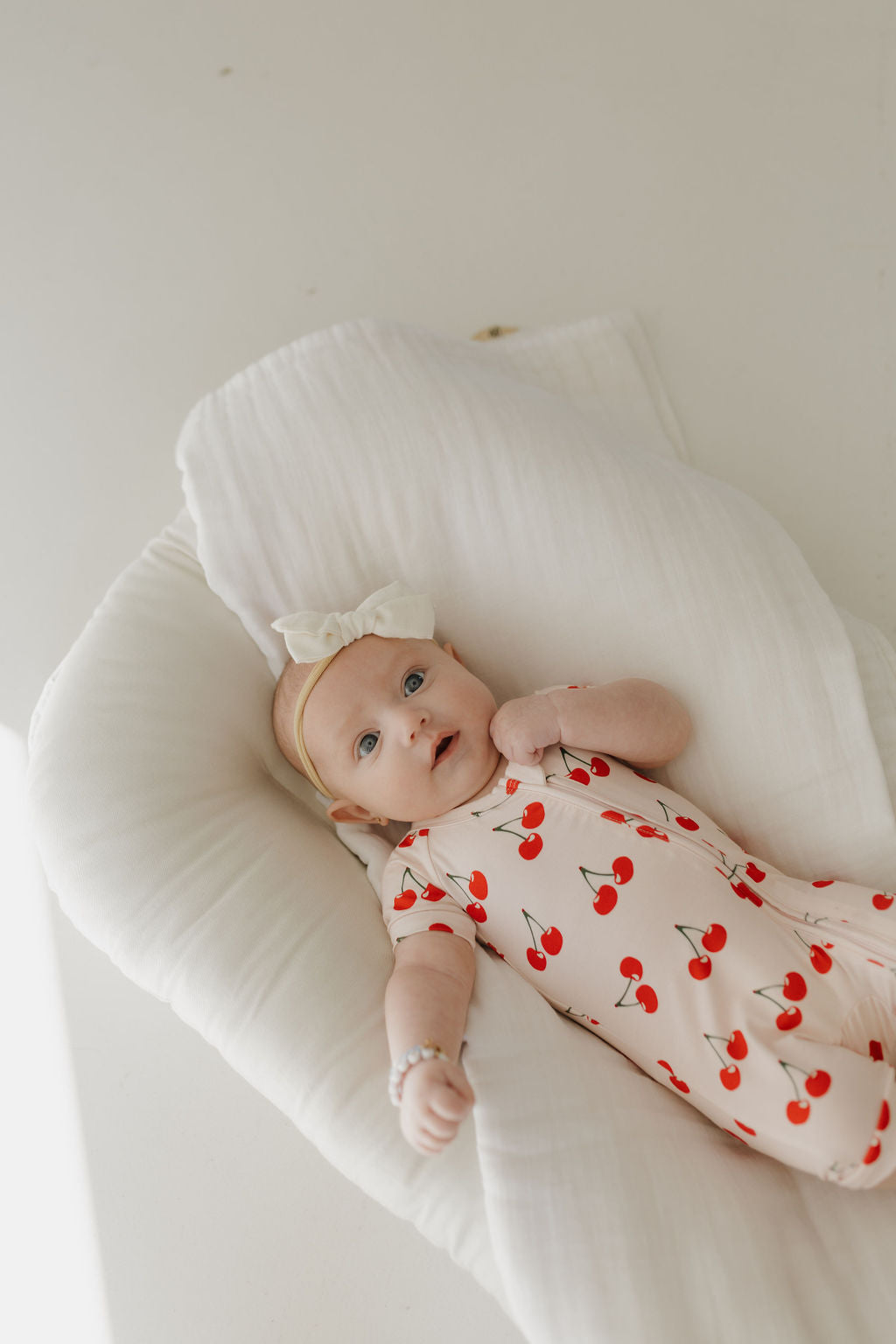 Shortie Bamboo Zip | Cherry Orchard