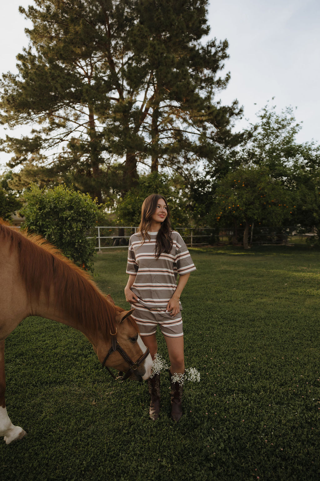 Women's Short Set | Sedona Stripe