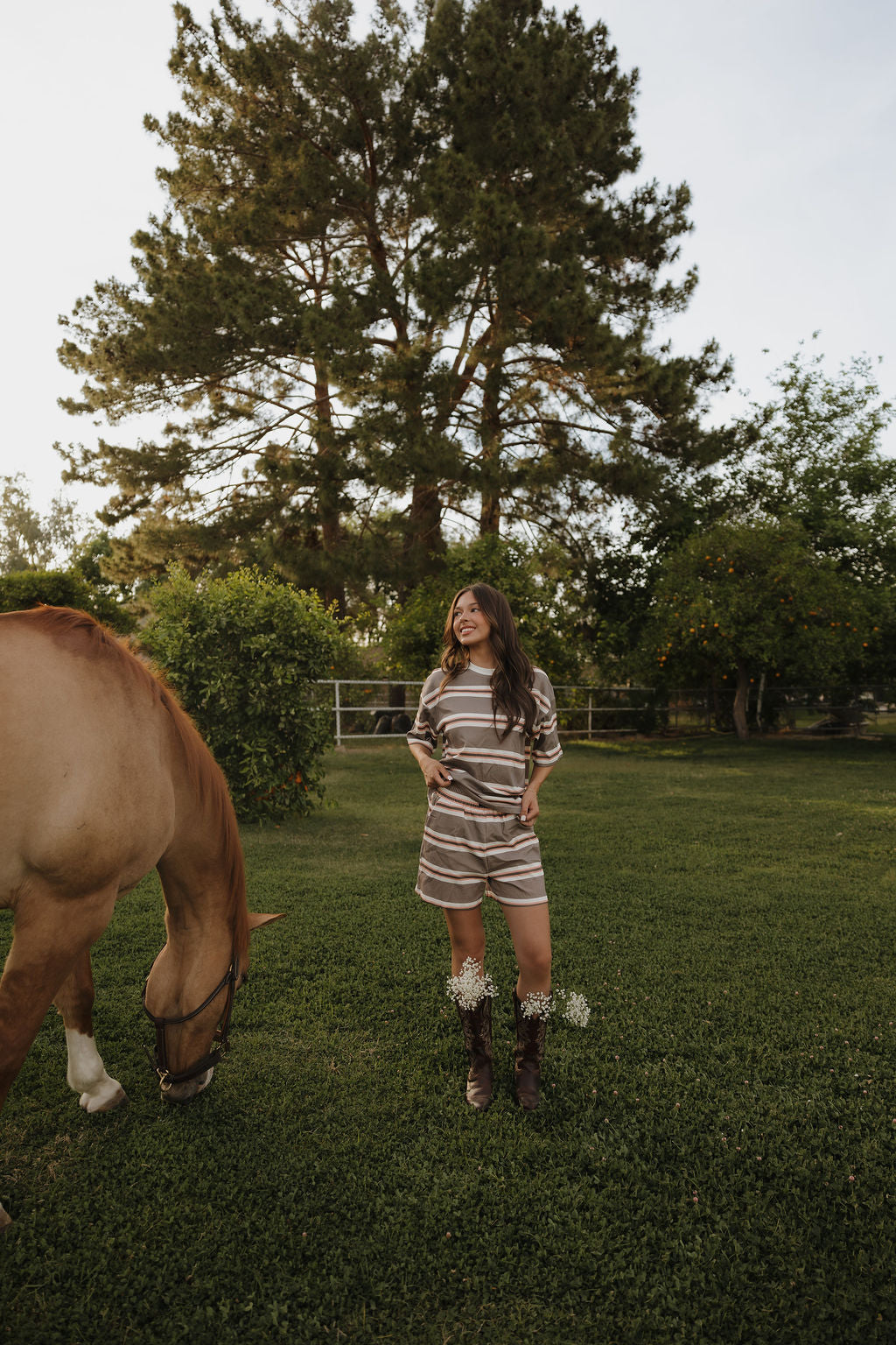 Women's Short Set | Sedona Stripe