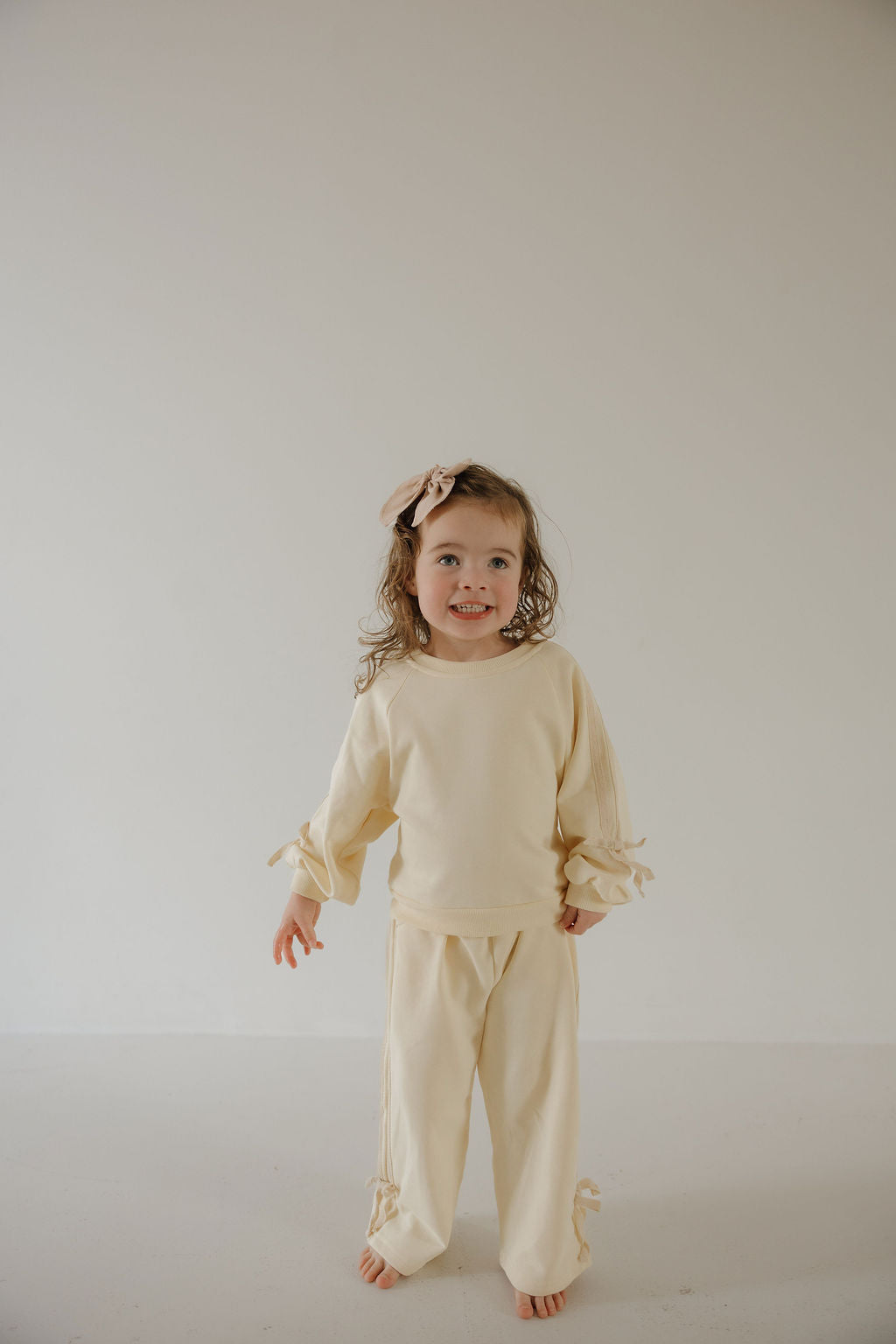 Child's Sweat Set | Buttercream Bows