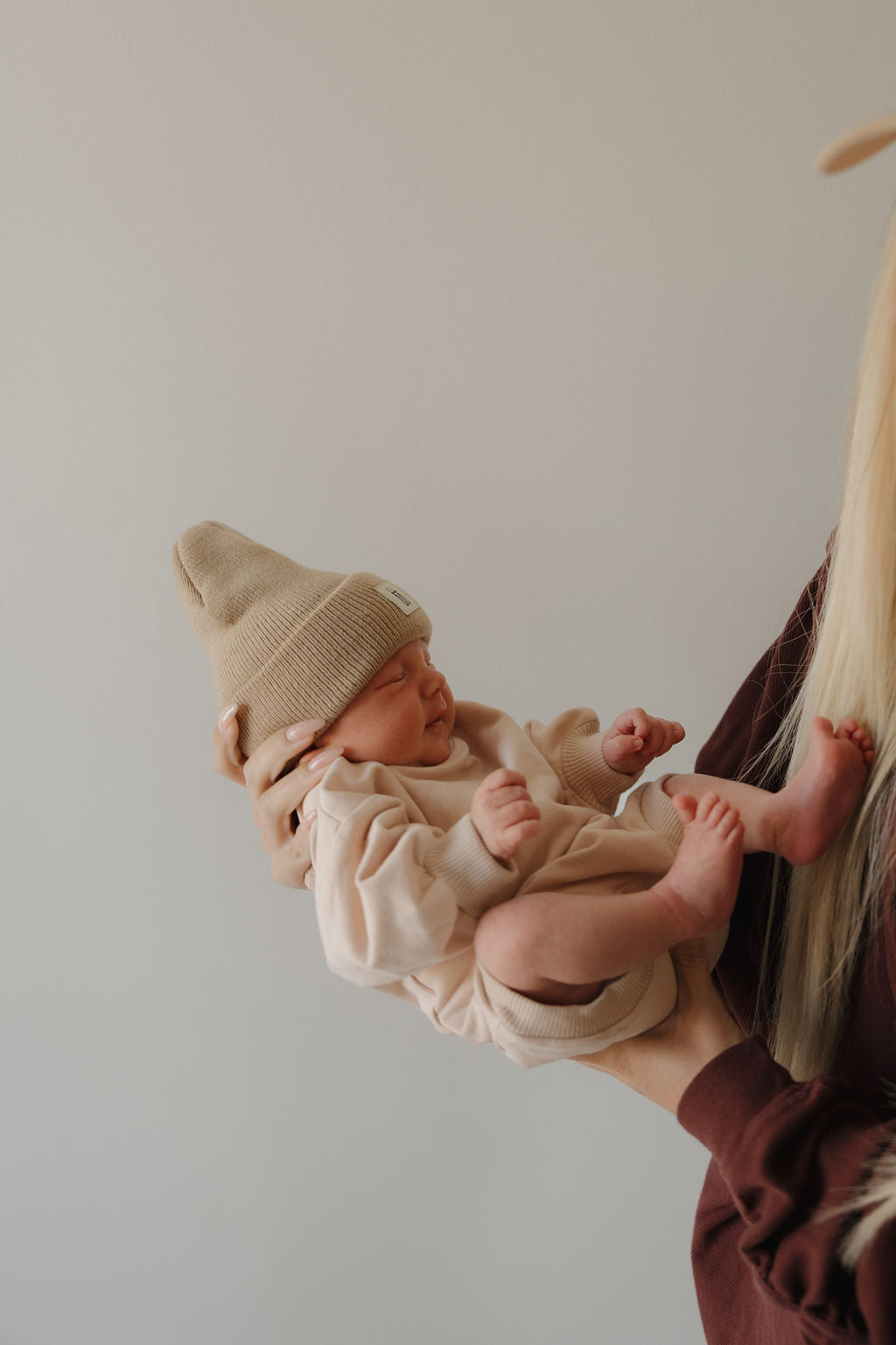 Sweatshirt Romper | Cashew