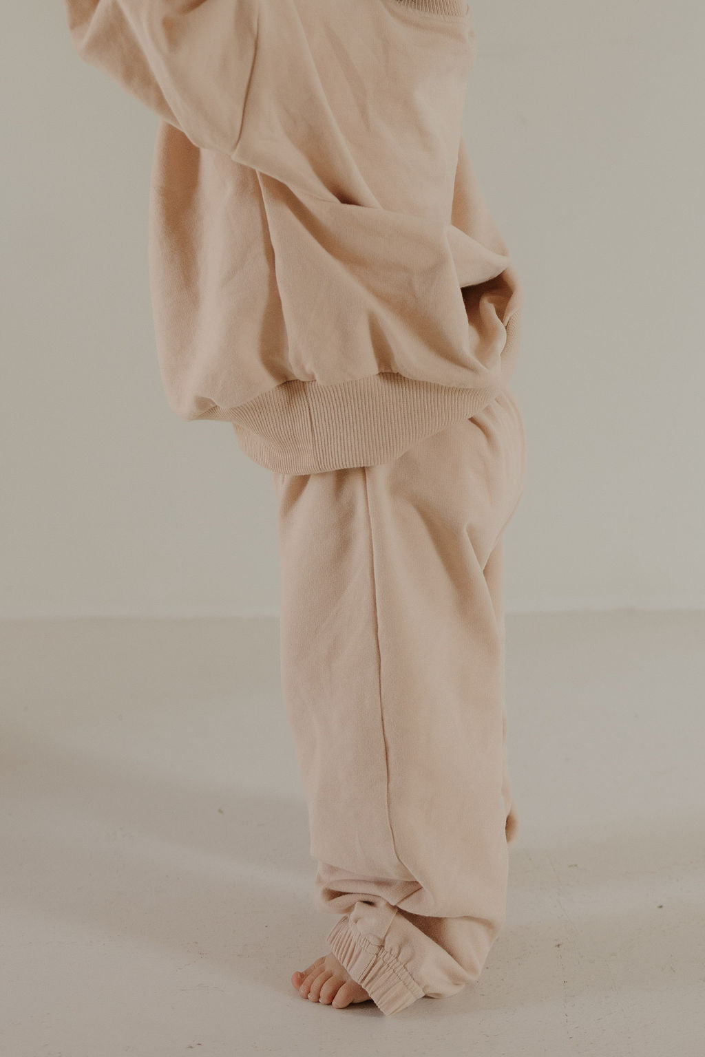 Child Sweat Set | Cashew