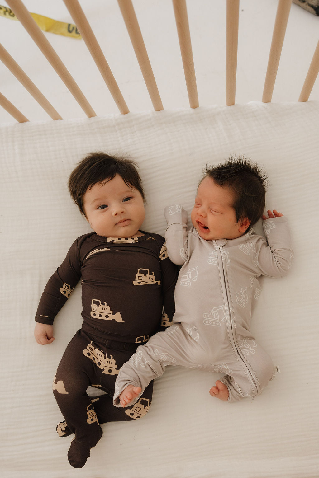 Bamboo Zip Pajamas | Excavator