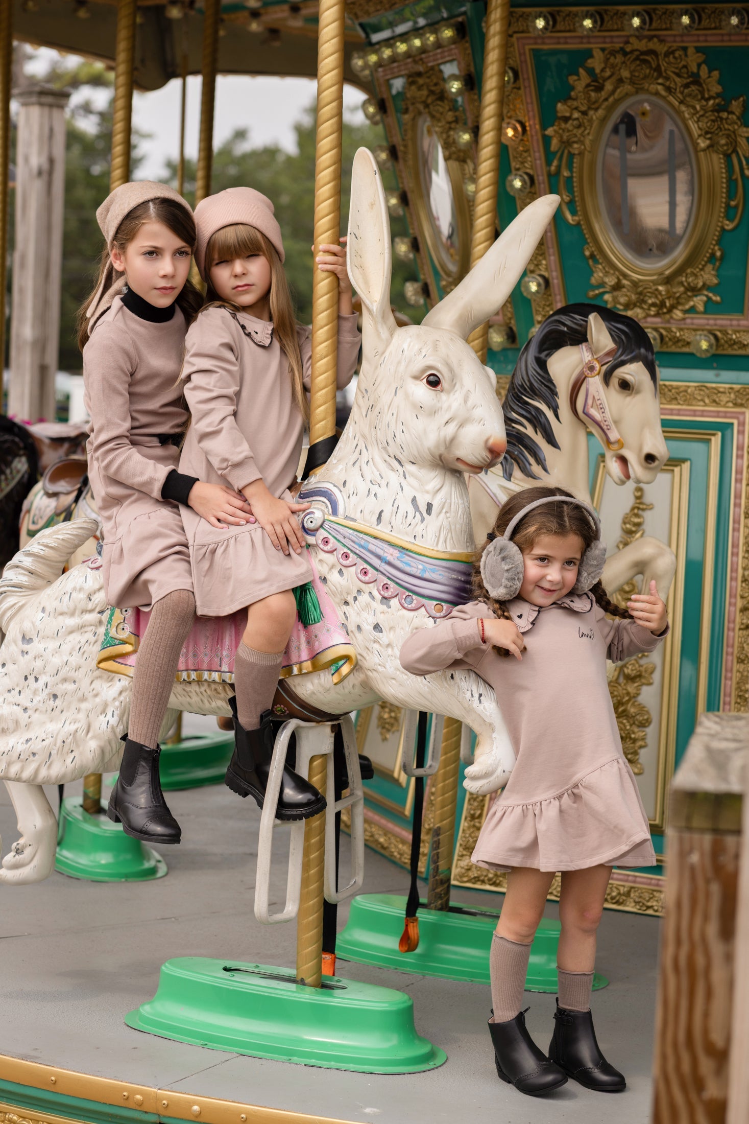 Whimsy Dusty Pink Girls Set