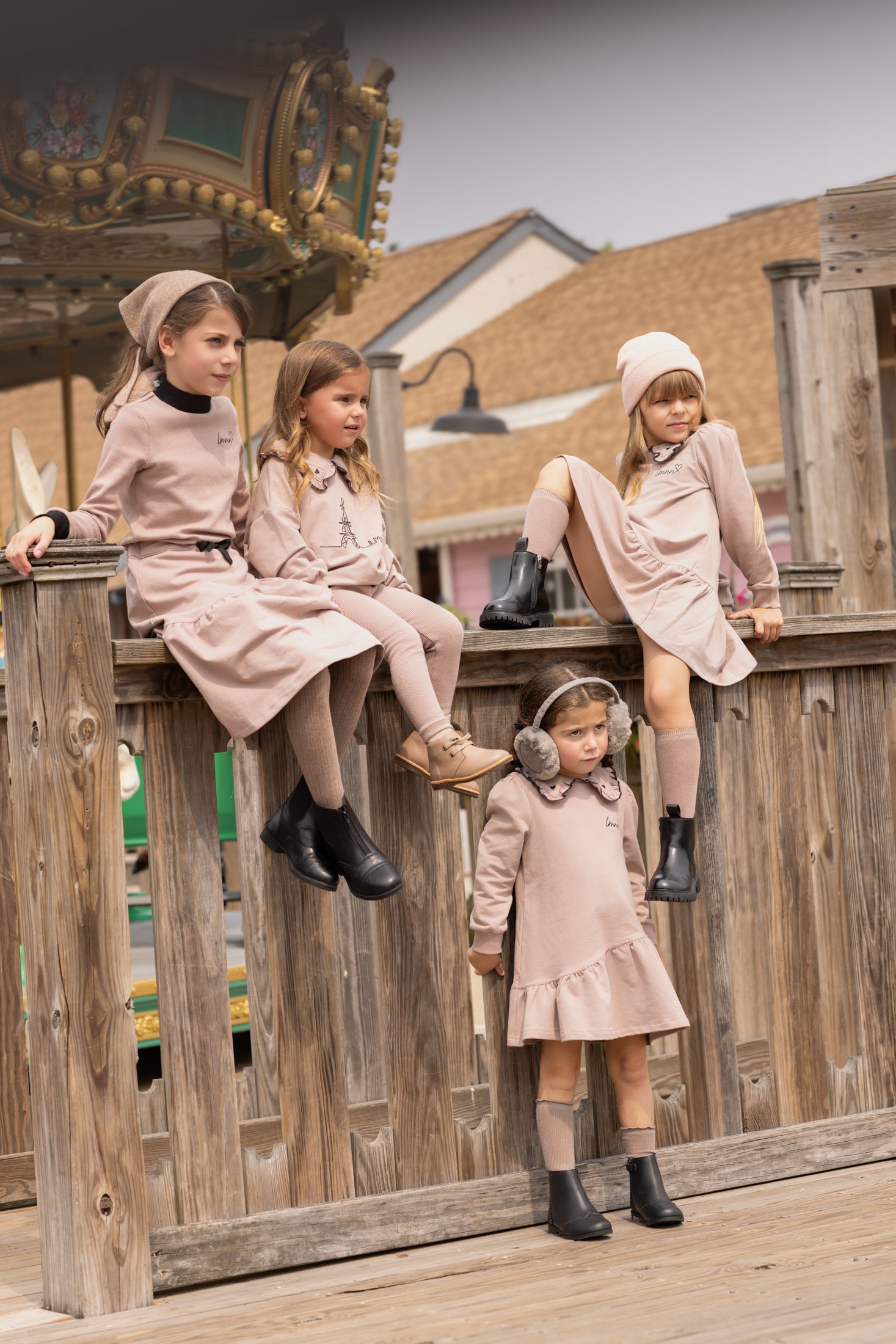 Whimsy Dusty Pink Baby Set