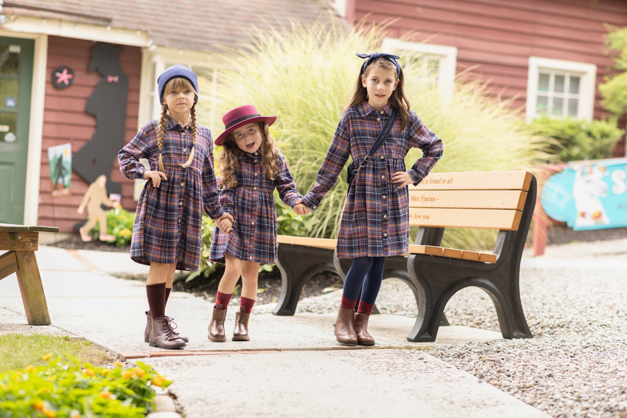 Adventurer Multi Plaid Dress