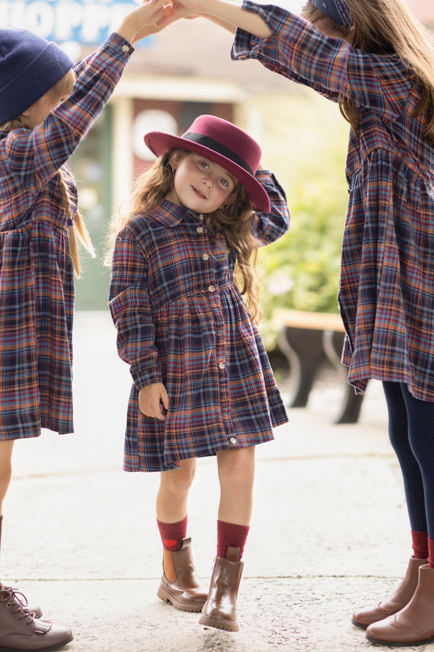 Adventurer Multi Plaid Dress