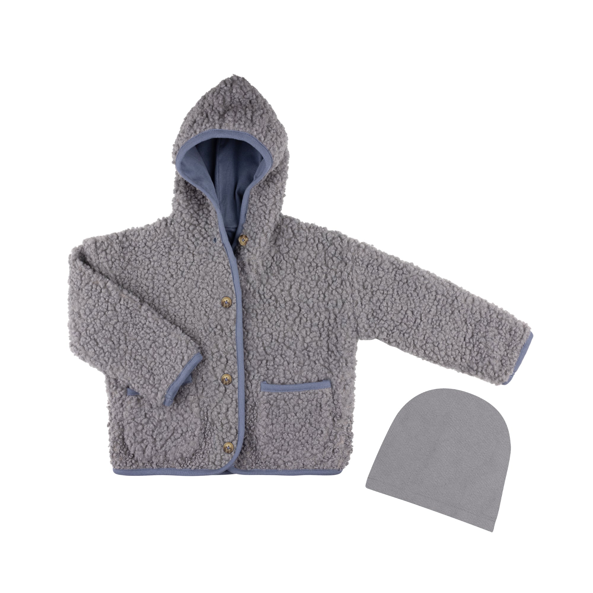 Sherpa Jacket And Hat