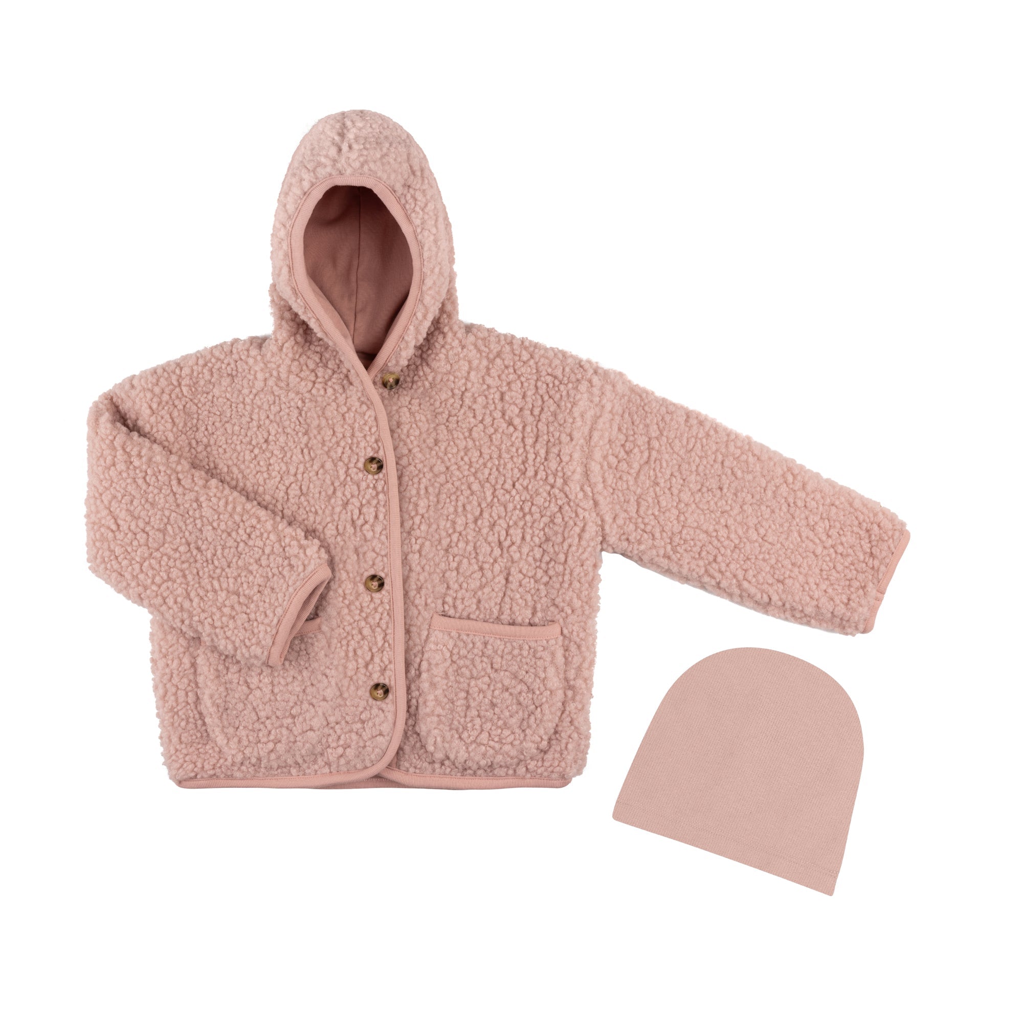 Sherpa Jacket And Hat