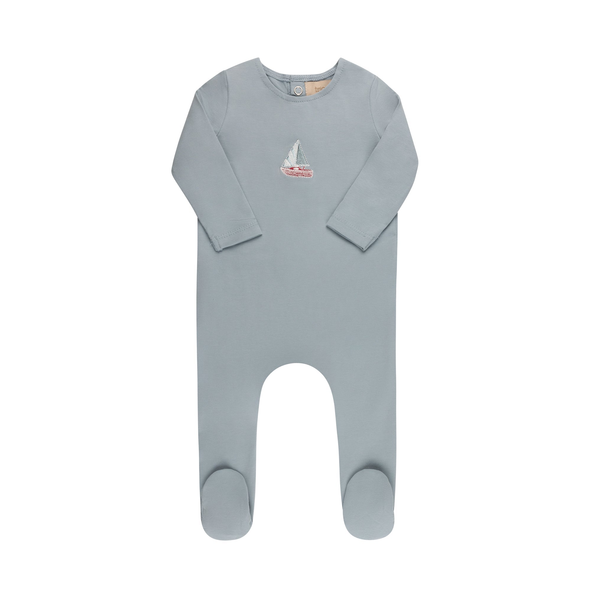 Embroidered Cherries/ Boat Layette Set
