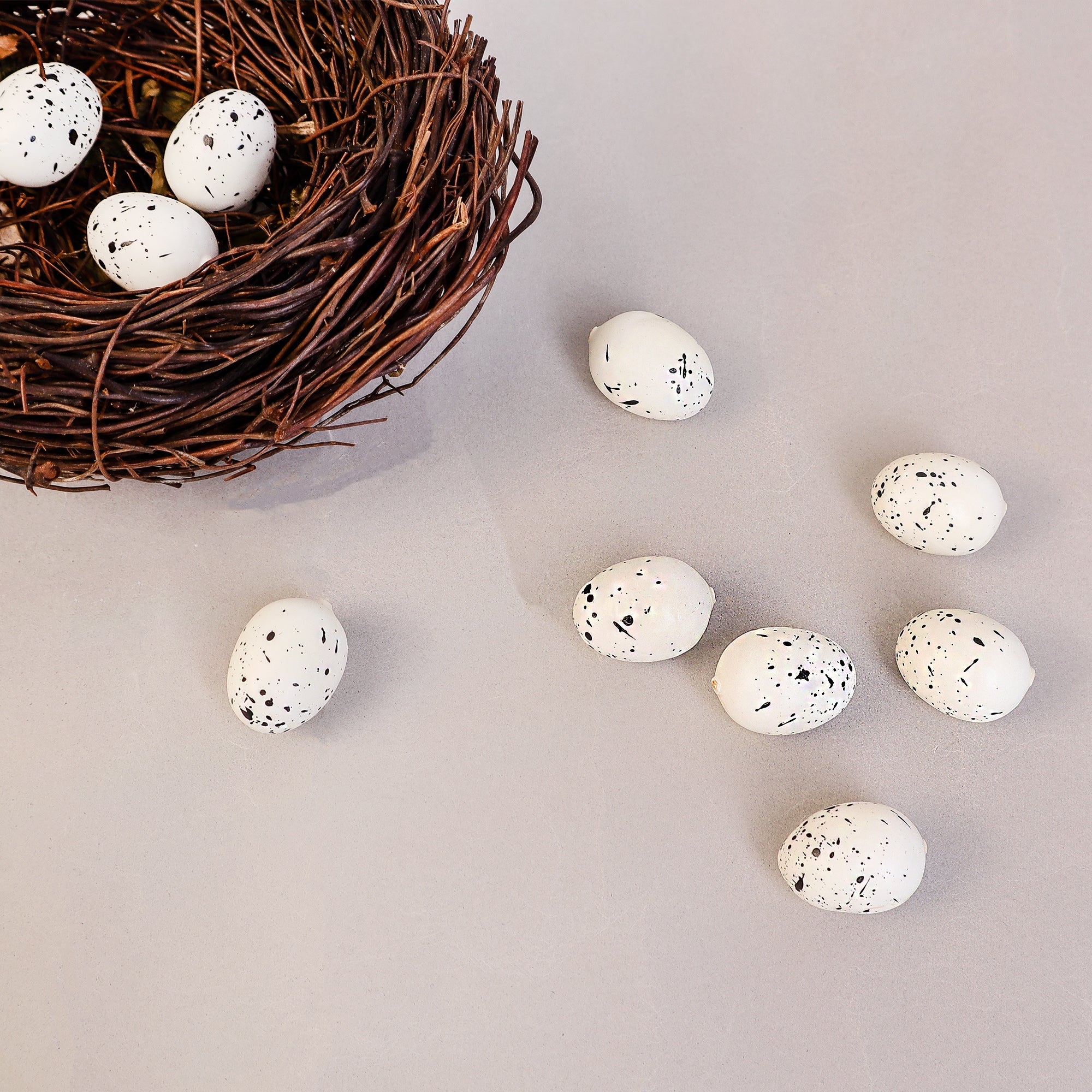 Handmade Bird Nest With Realistic Eggs — Natural Decor Or Companion For Hand-carved Bird Figures