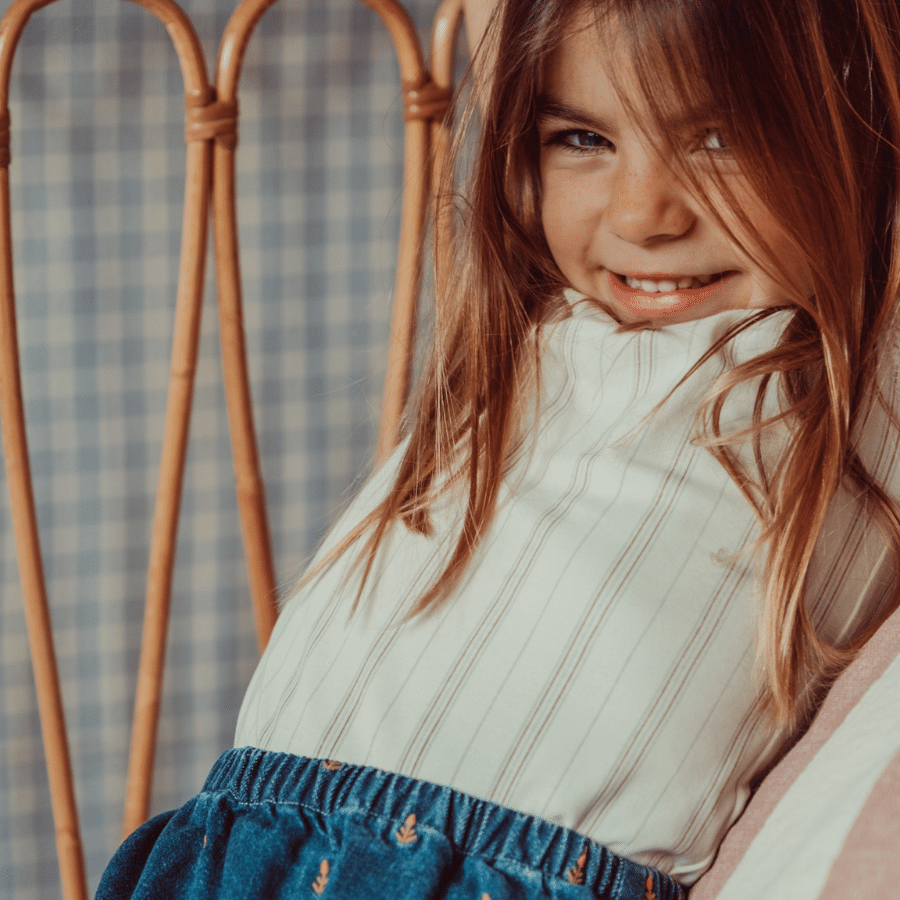 The Printed Short - Mist Stripe