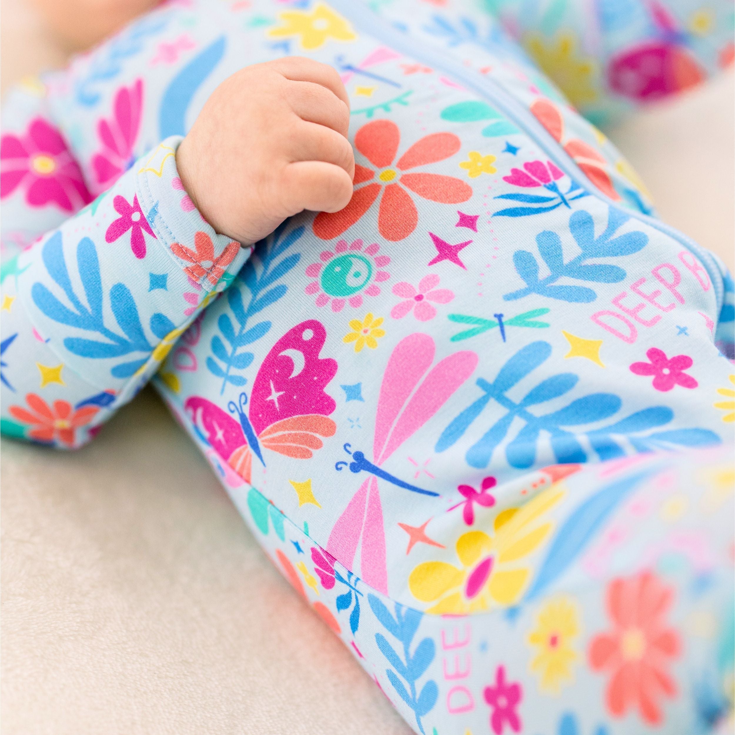 The Second-skin Footie | Om Baby | "deep Breath"