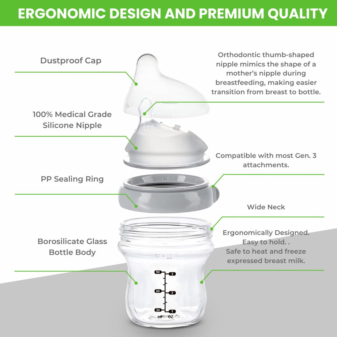 Haakaa Gen 3 Silicone Orthodontic Anti-colic Nipple 2 Pk