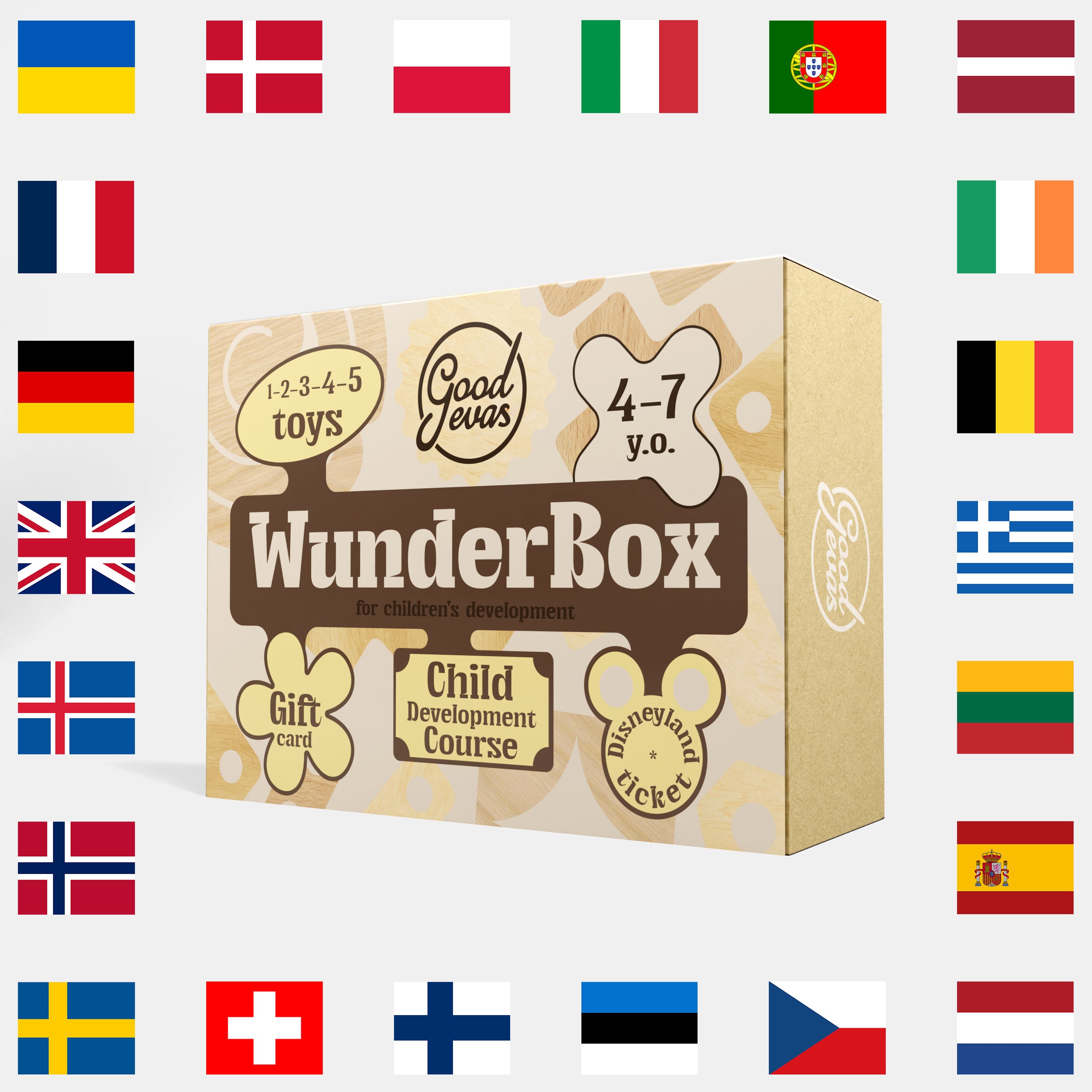 Wunderbox 4-7 Years Old – Developmental Box For Kids