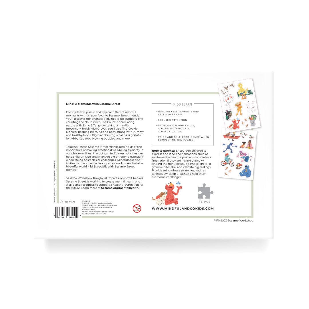 Mindful Moments With Sesame Street Floor Puzzle