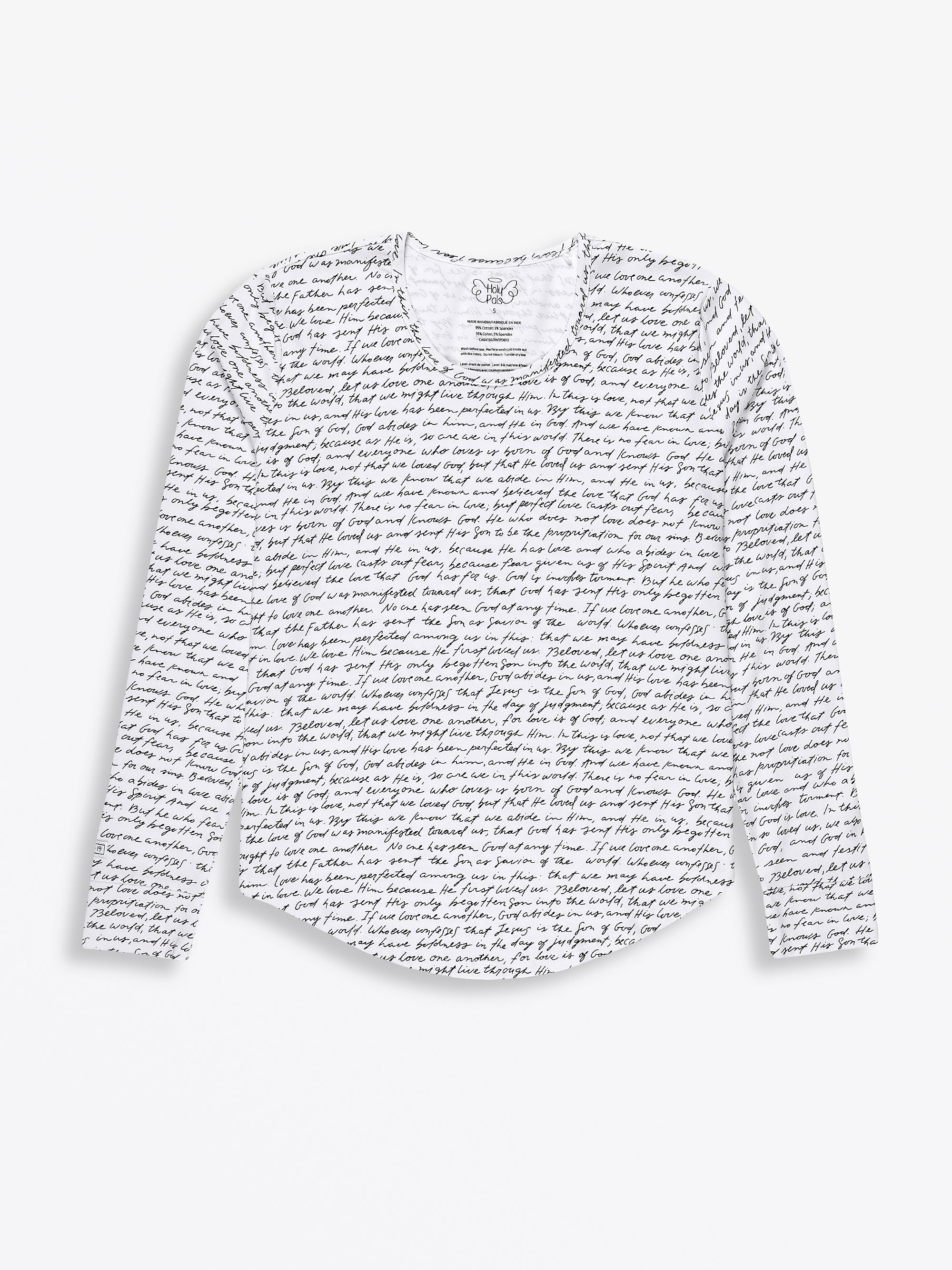 Love One Another Womens Pj Jogger Set Cotton