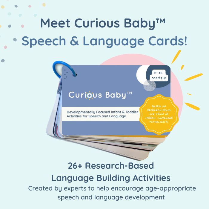 Curious Baby Speech & Language Cards (0-36 Months)