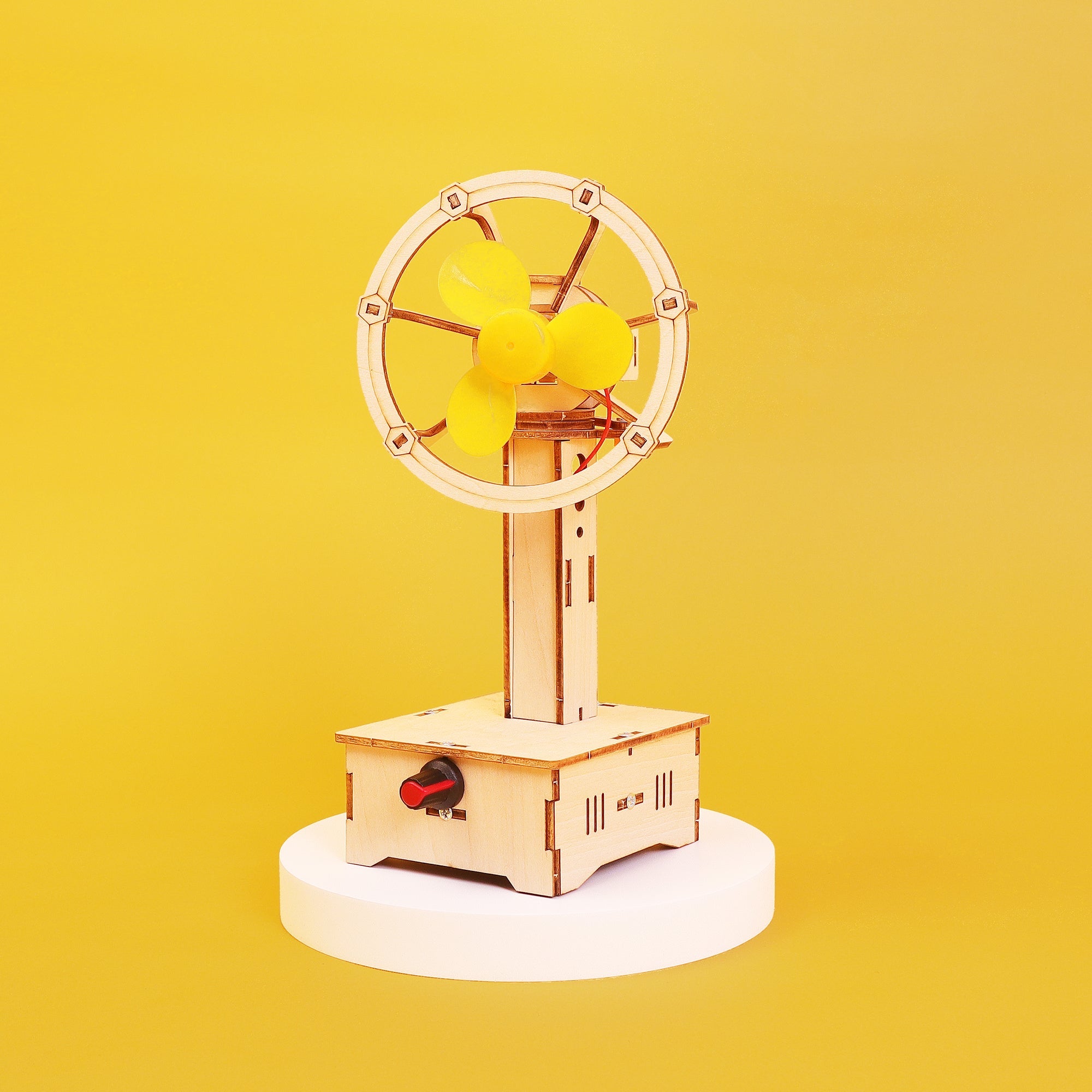 Variable Speed Oscillating Fan Diy Kit, Educational Stem Toy