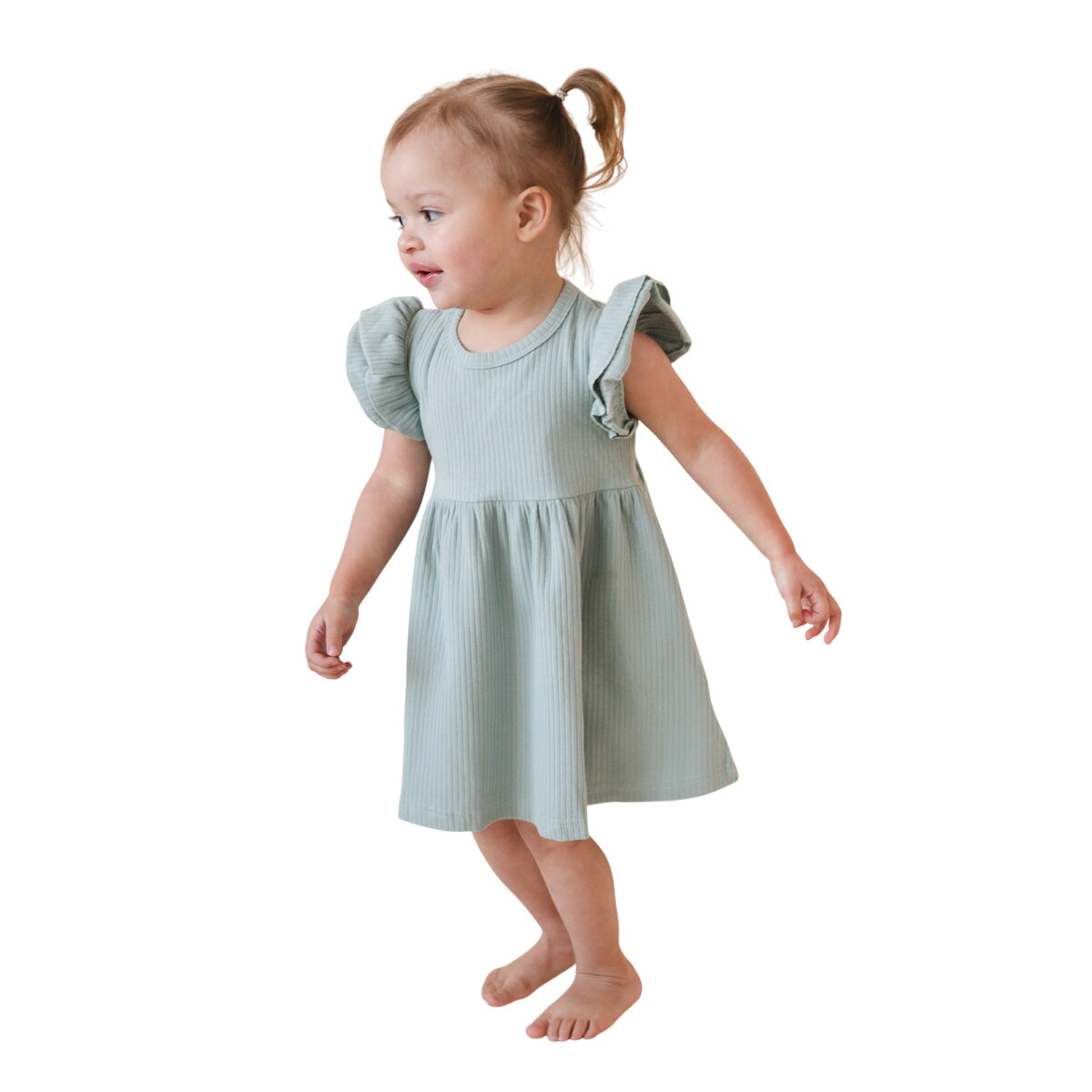 Organic Cotton Ruffle Dress
