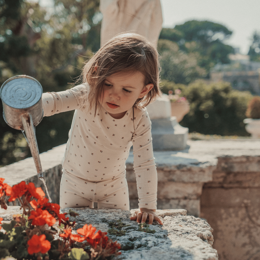 The Printed Set - Mini Stitch Red