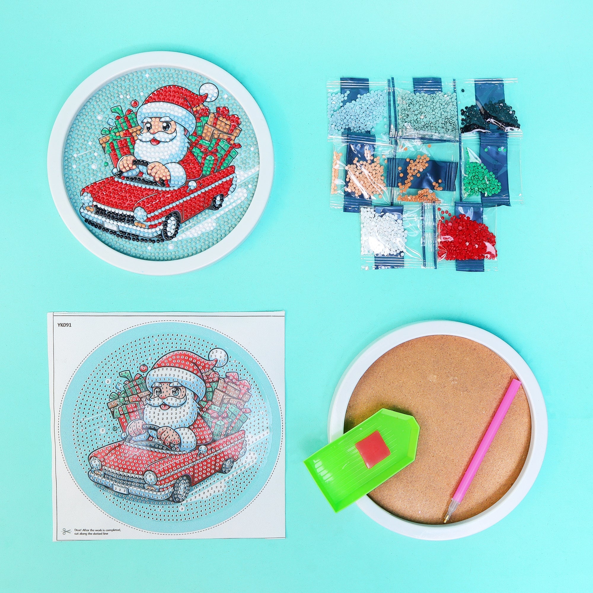 Diamond Art Kit (christmas Themes)