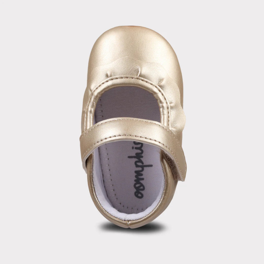 Amina Girls Hook & Loop Crib Shoe