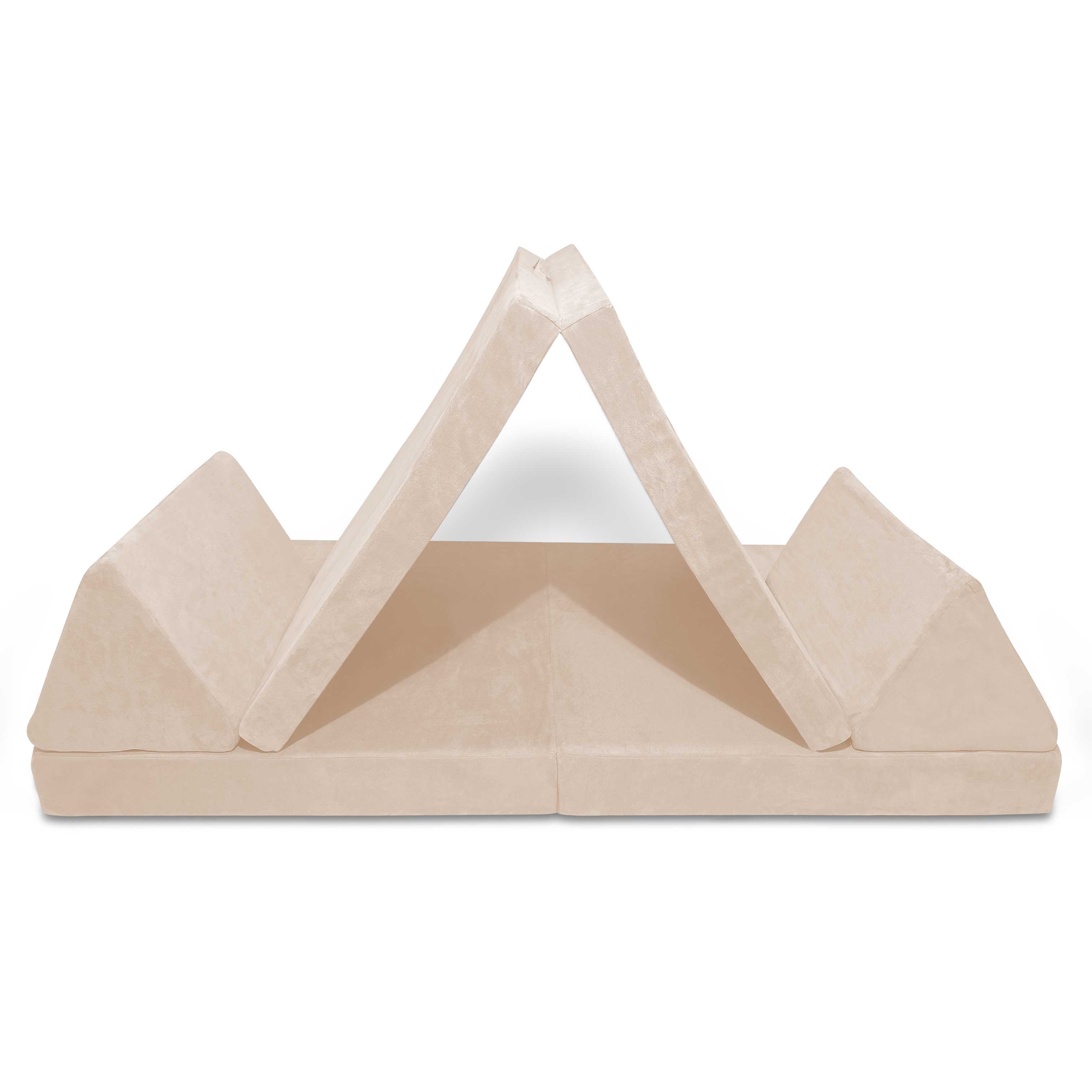 6 Piece Soft Furniture Playset Modular Microsuede Foam Play Couch For Creative Kids