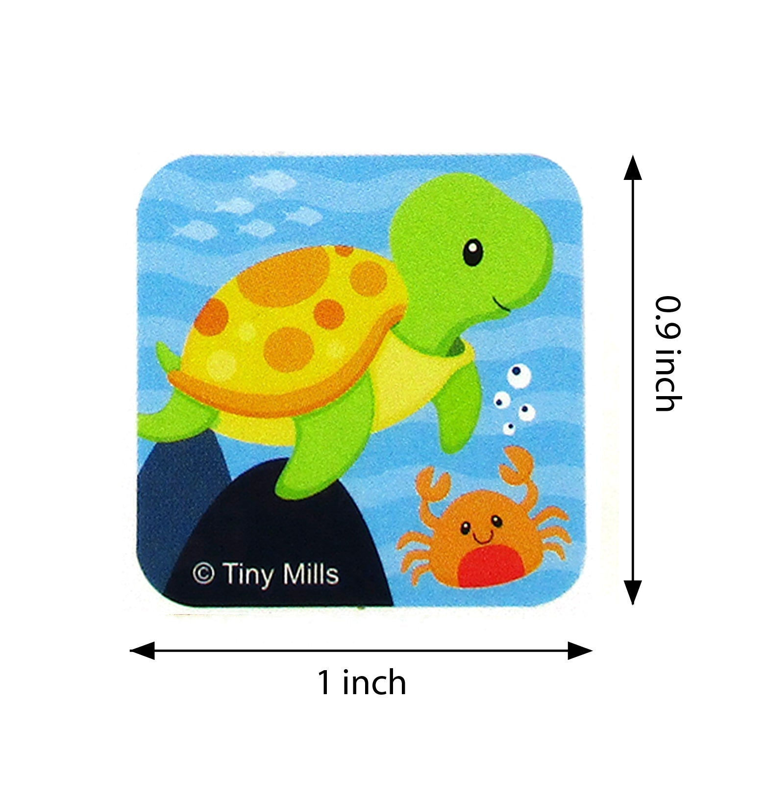 Ocean Animals Stickers 100 Stickers/dispenser, Pack Of 1, 6 Or 12 Dispensers