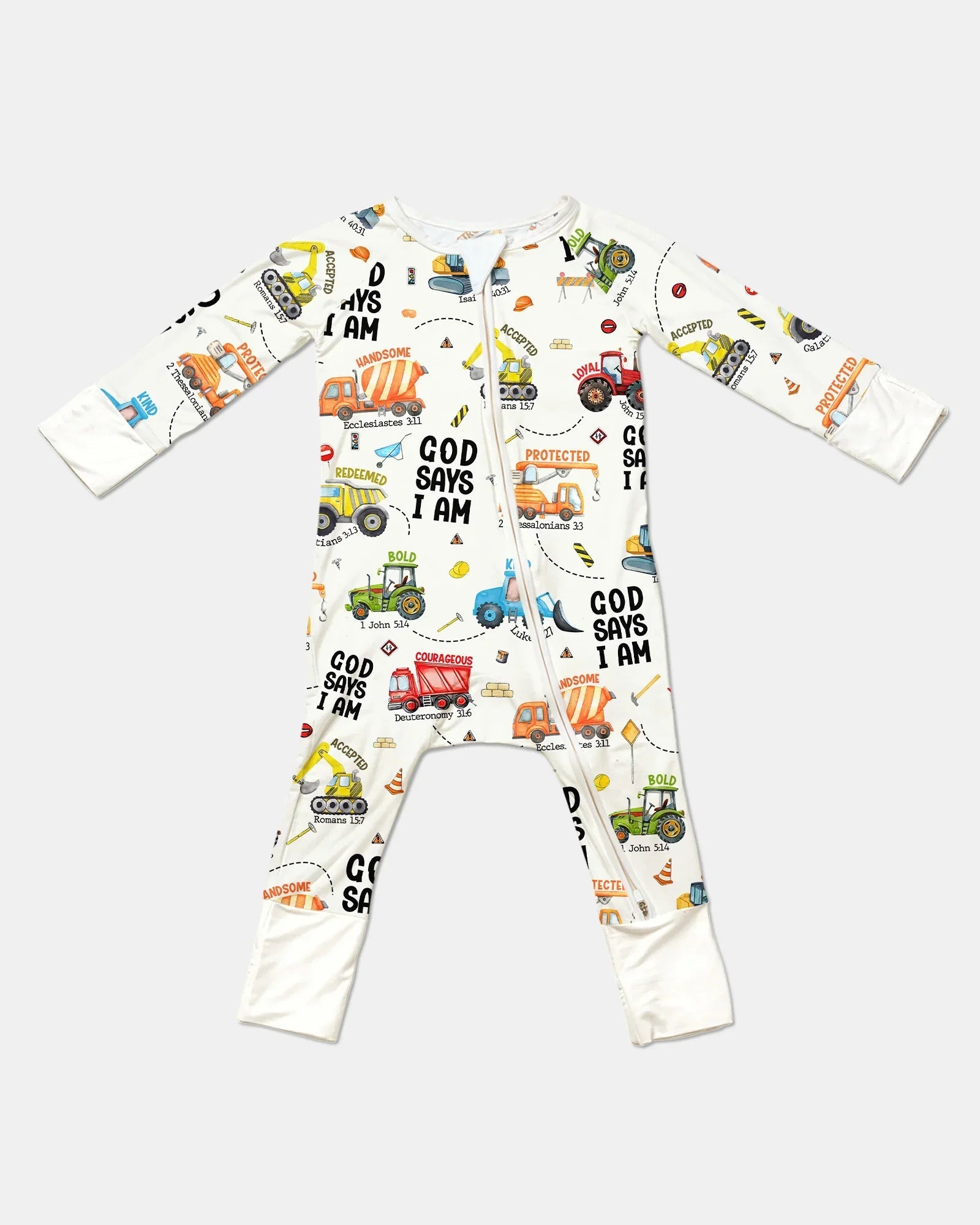 God Says I Am Boy Bamboo Convertible Zippy