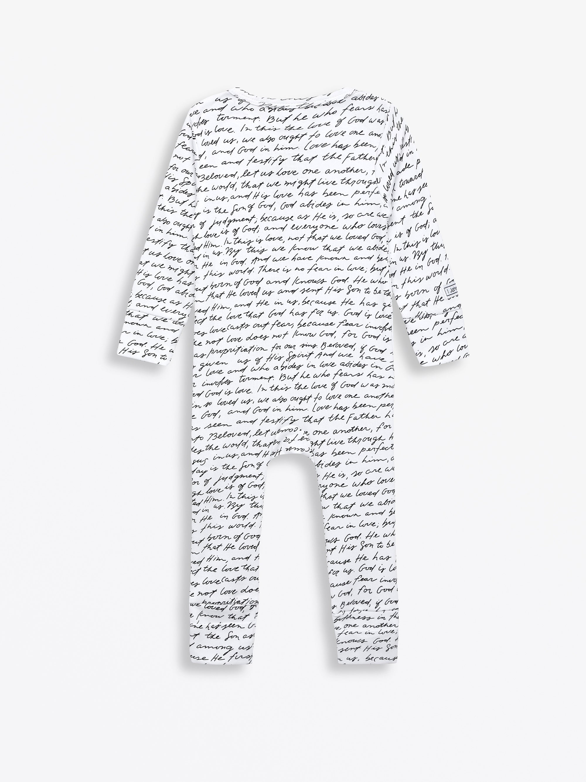 Love One Another Footless Onesie Cotton