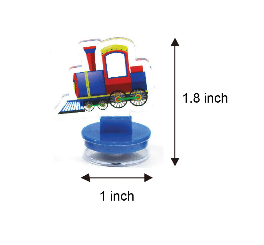 Train Acrylic Stamp Set Of 6