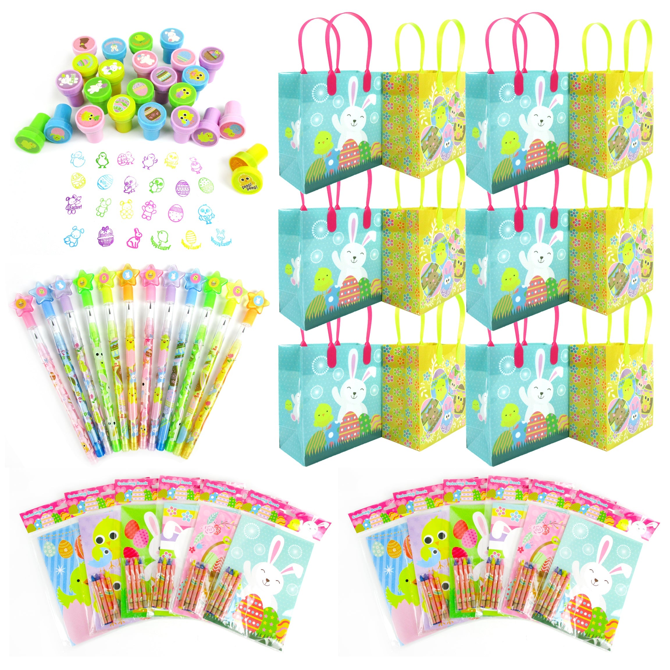 Easter Party Favor Bundle For 12 Kids
