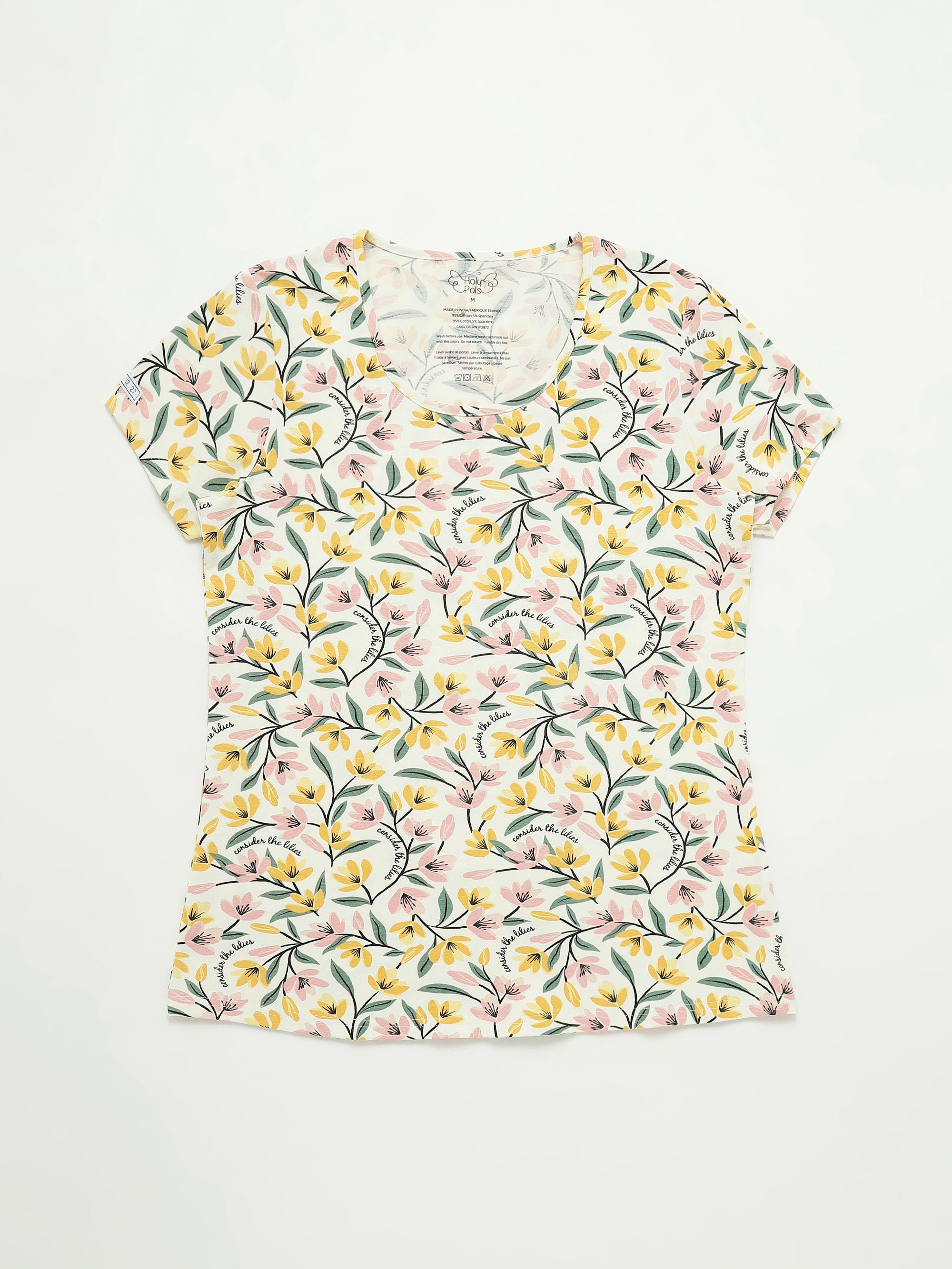 Consider The Lilies Women's Pj Set Cotton