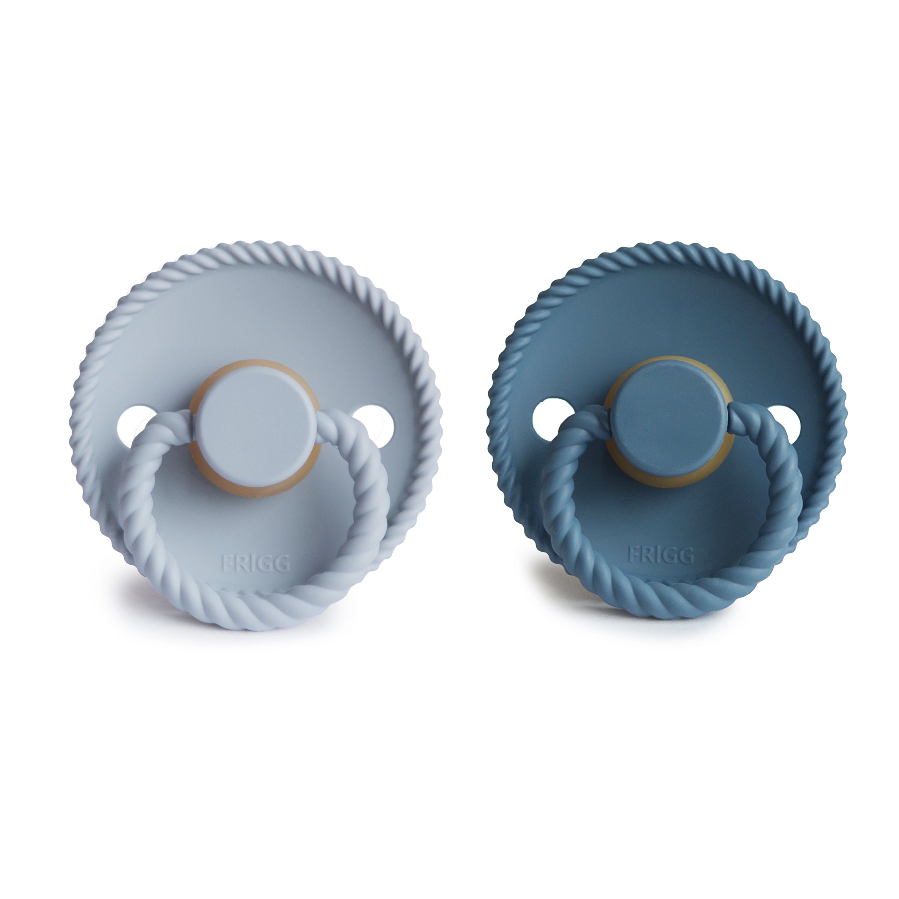 Frigg Rope Natural Rubber Pacifier 2-pack