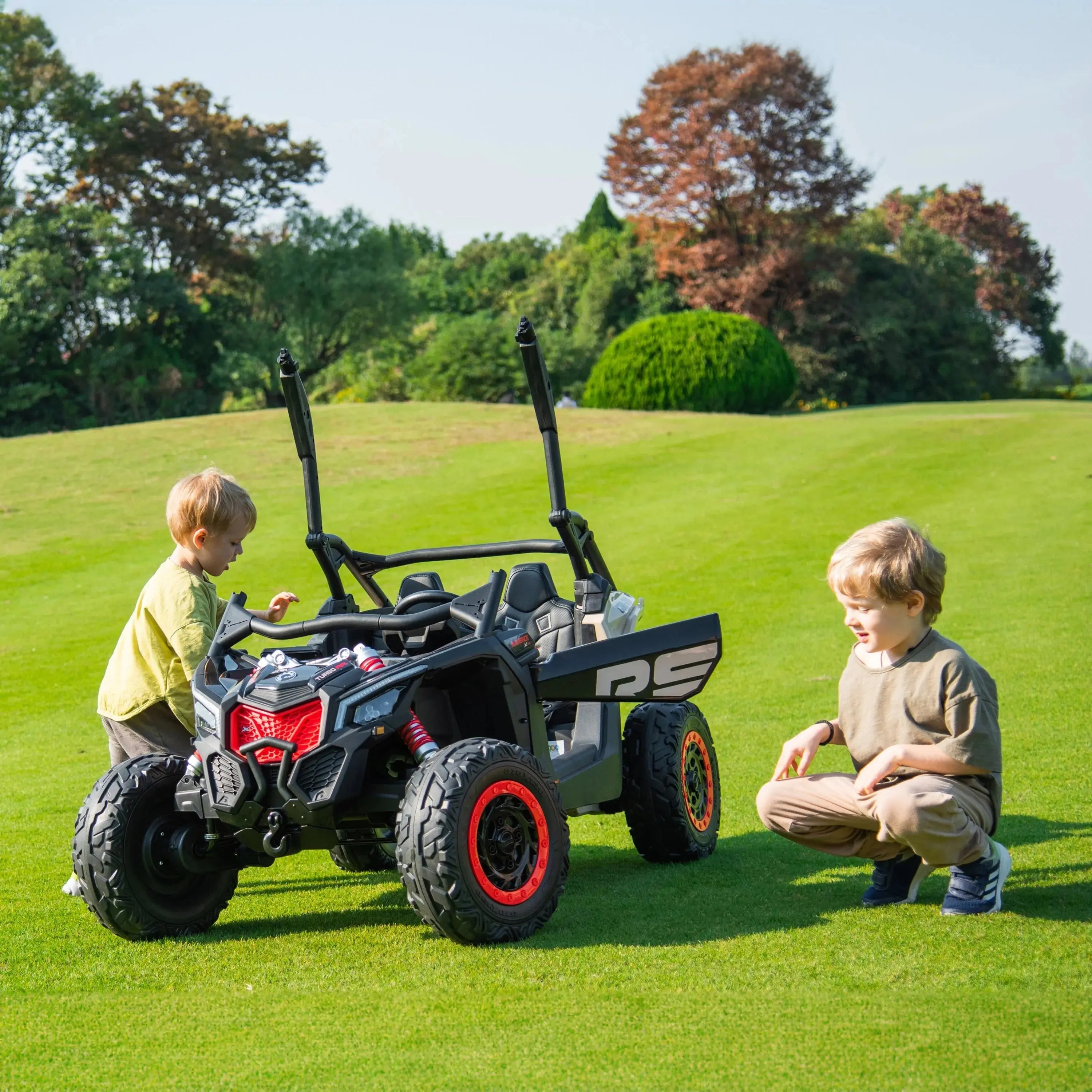2x24v 4x4 Can Am Maverick 2 Seater Ride On Utv For Kids