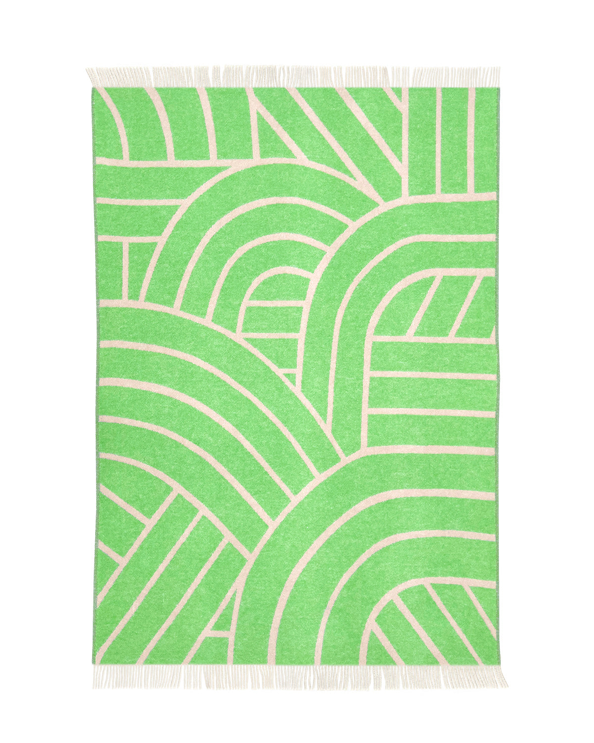Blanket Lines Pink / Apple 4.25 X 6.5 Ft