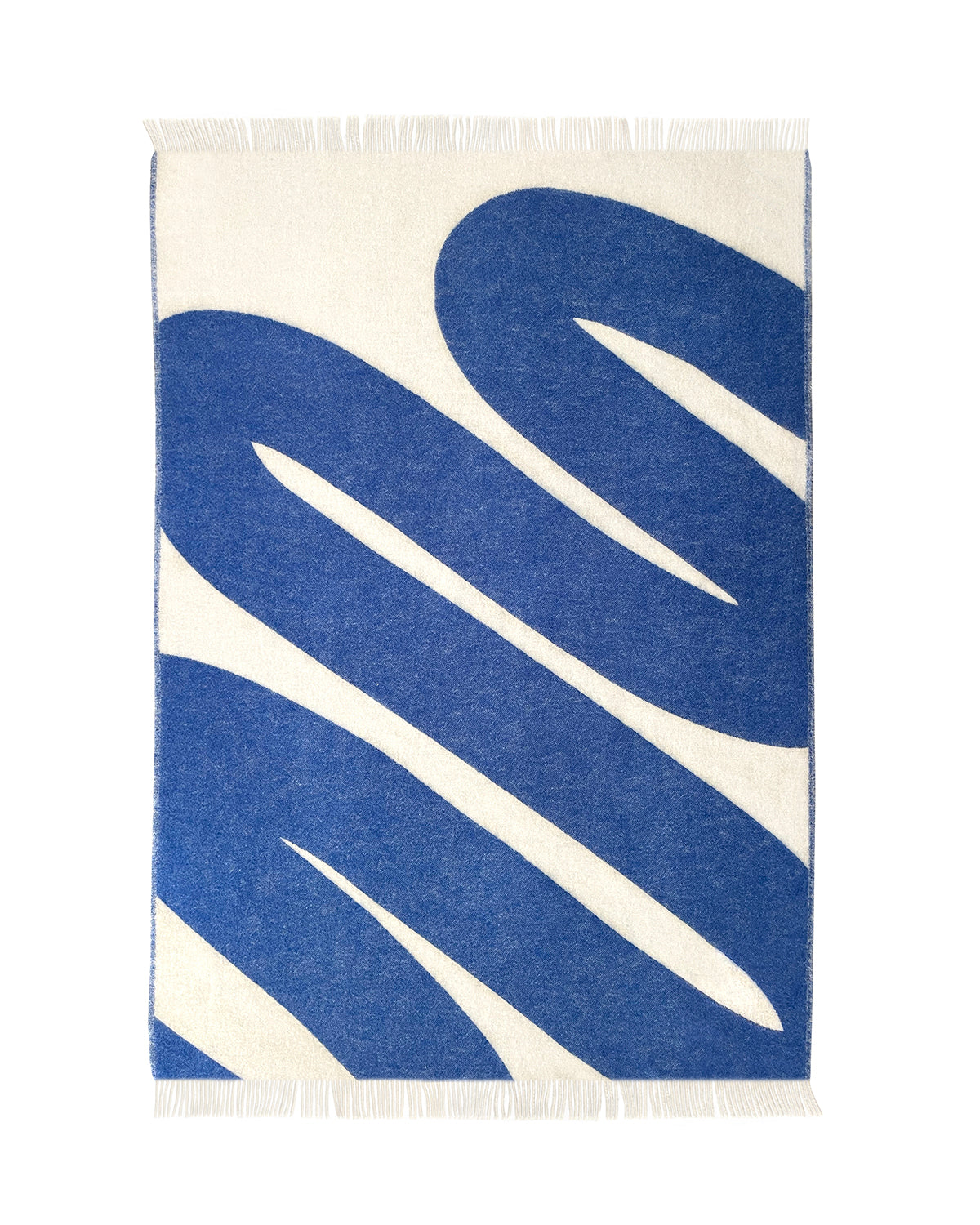 Blanket Swirl Cobalt Blue / White 4.25 X 6.5 Ft