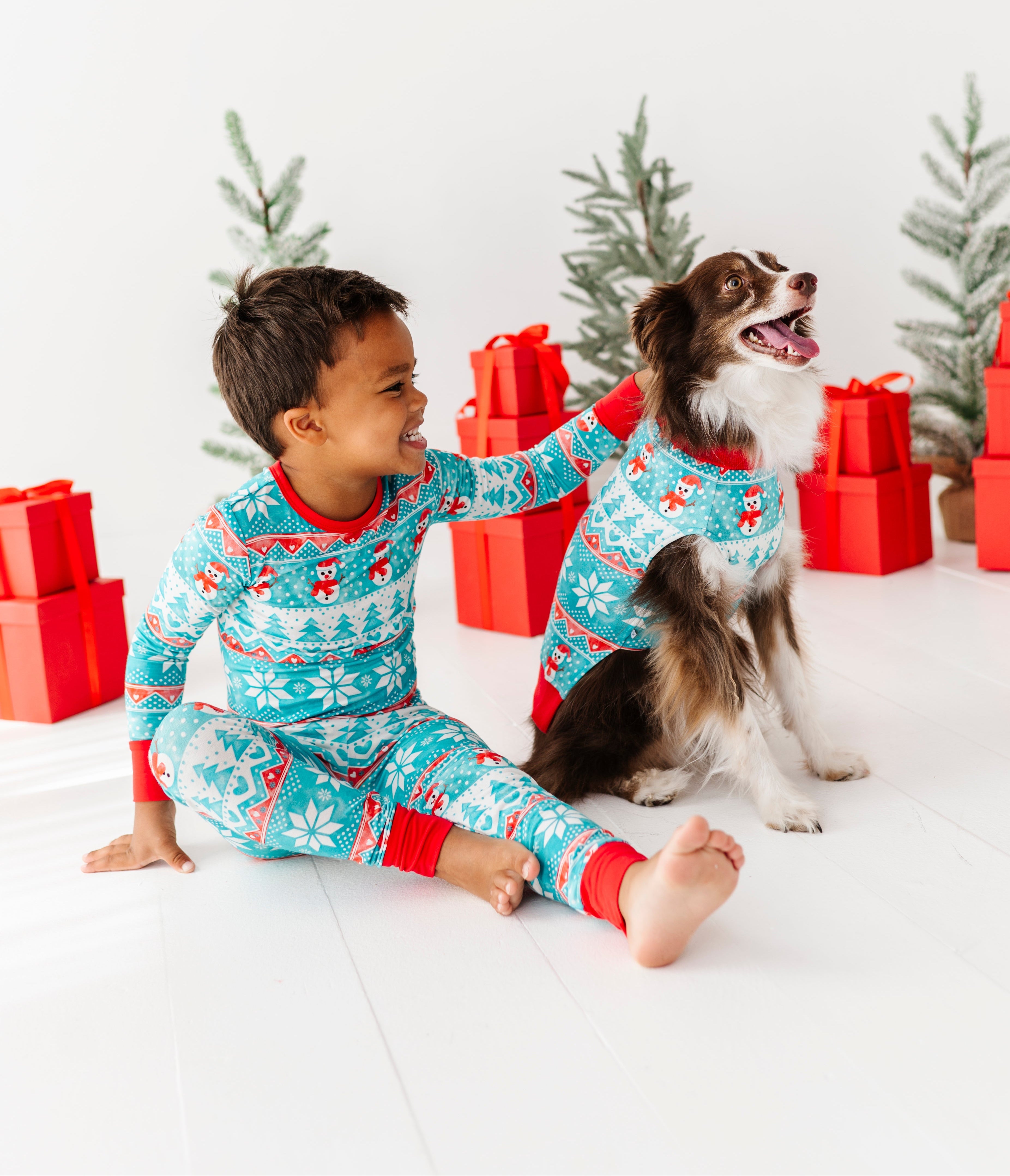 Frosty Fair Isle 2-piece Pajamas