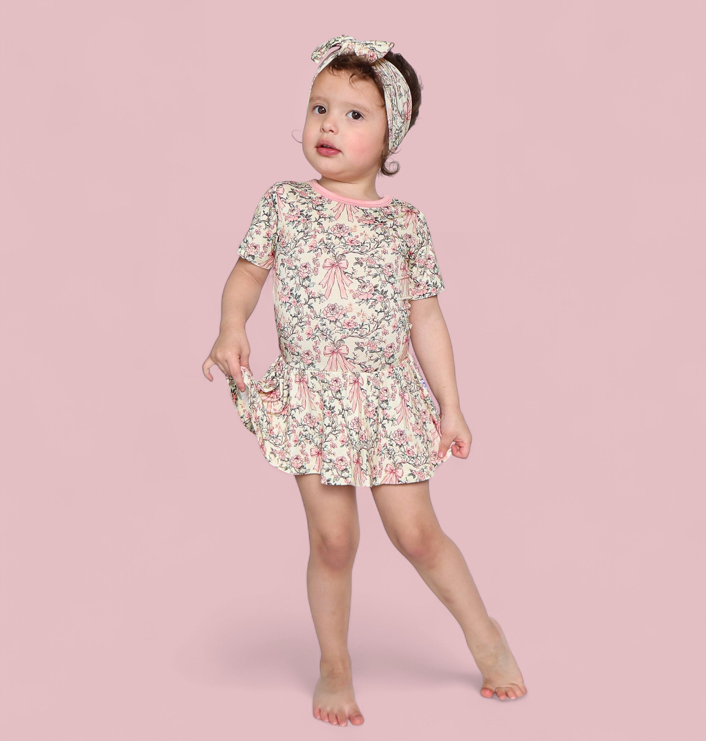 Victorian Bloom Dream Bodysuit Dress