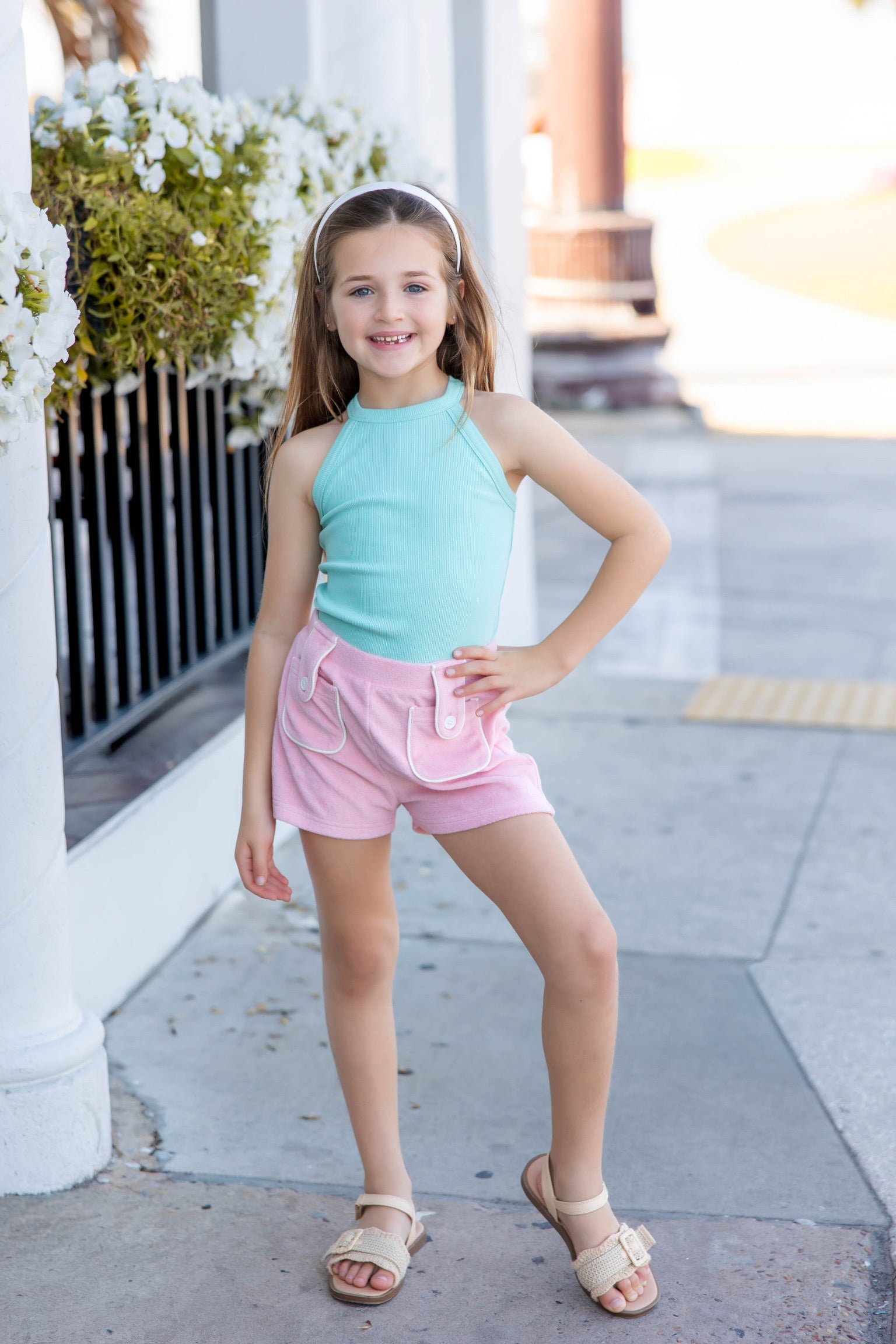 Seafoam Ribbed Tank