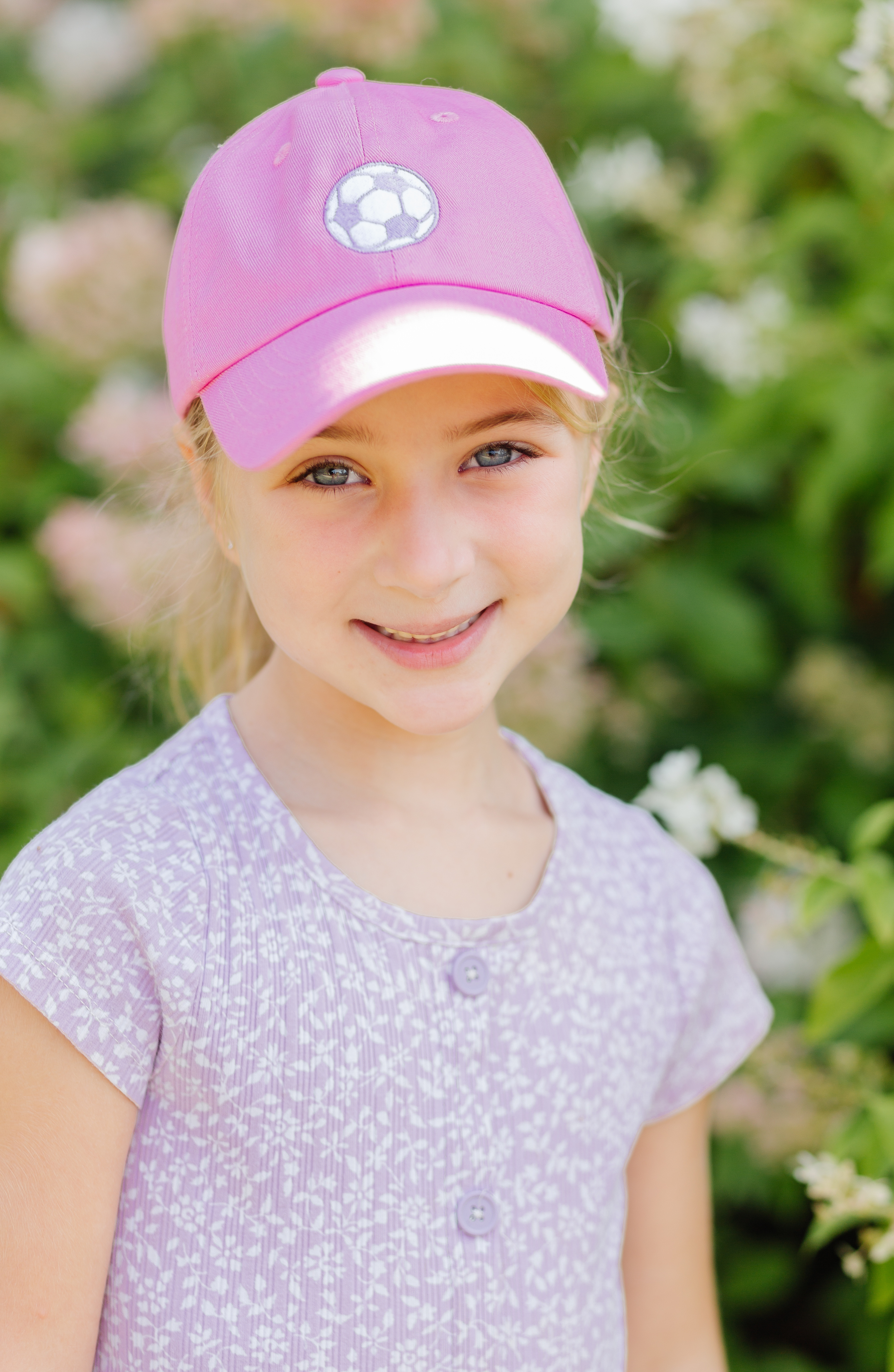 Soccer Bow Baseball Hat (youth)