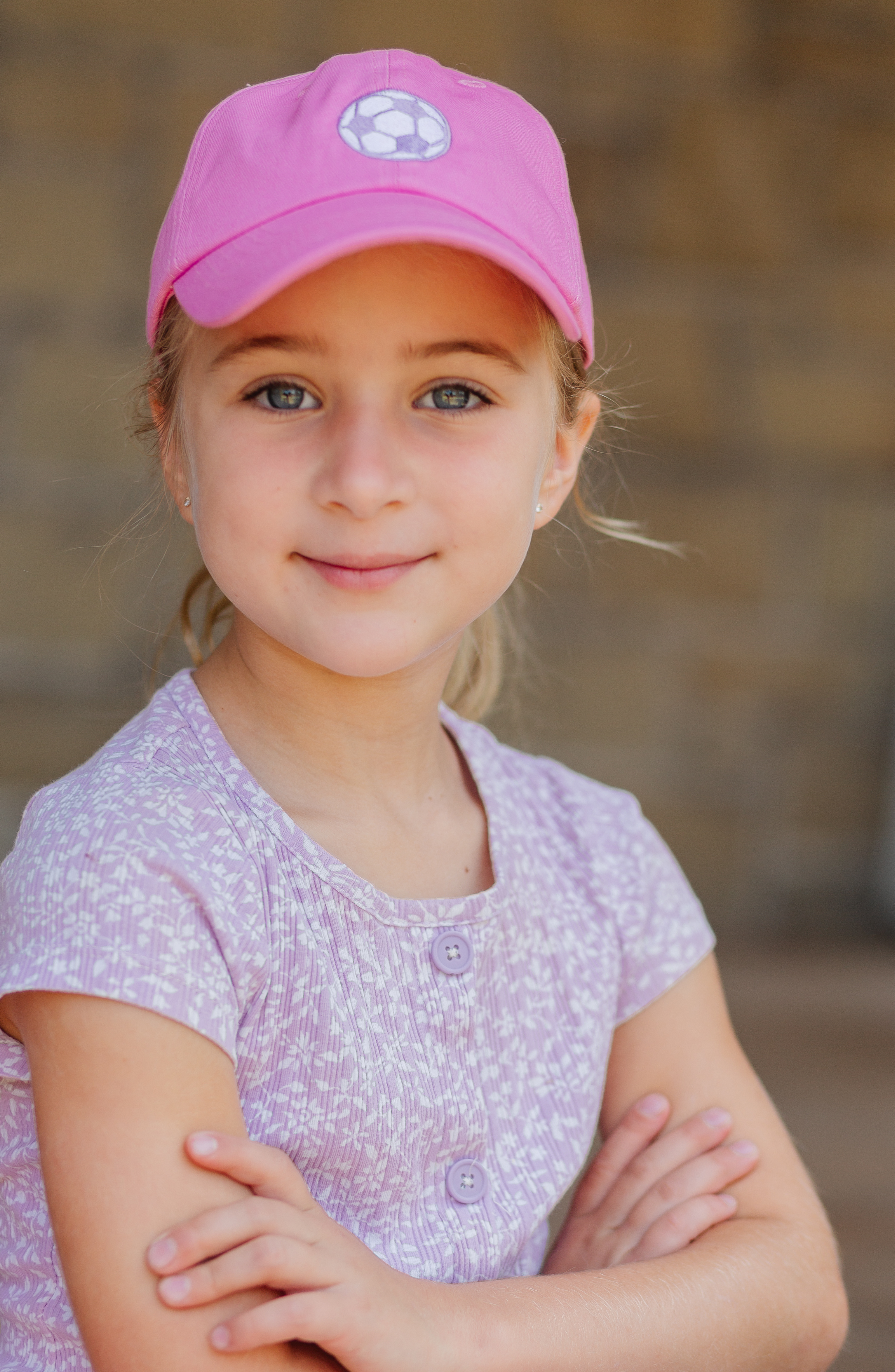 Soccer Bow Baseball Hat (youth)