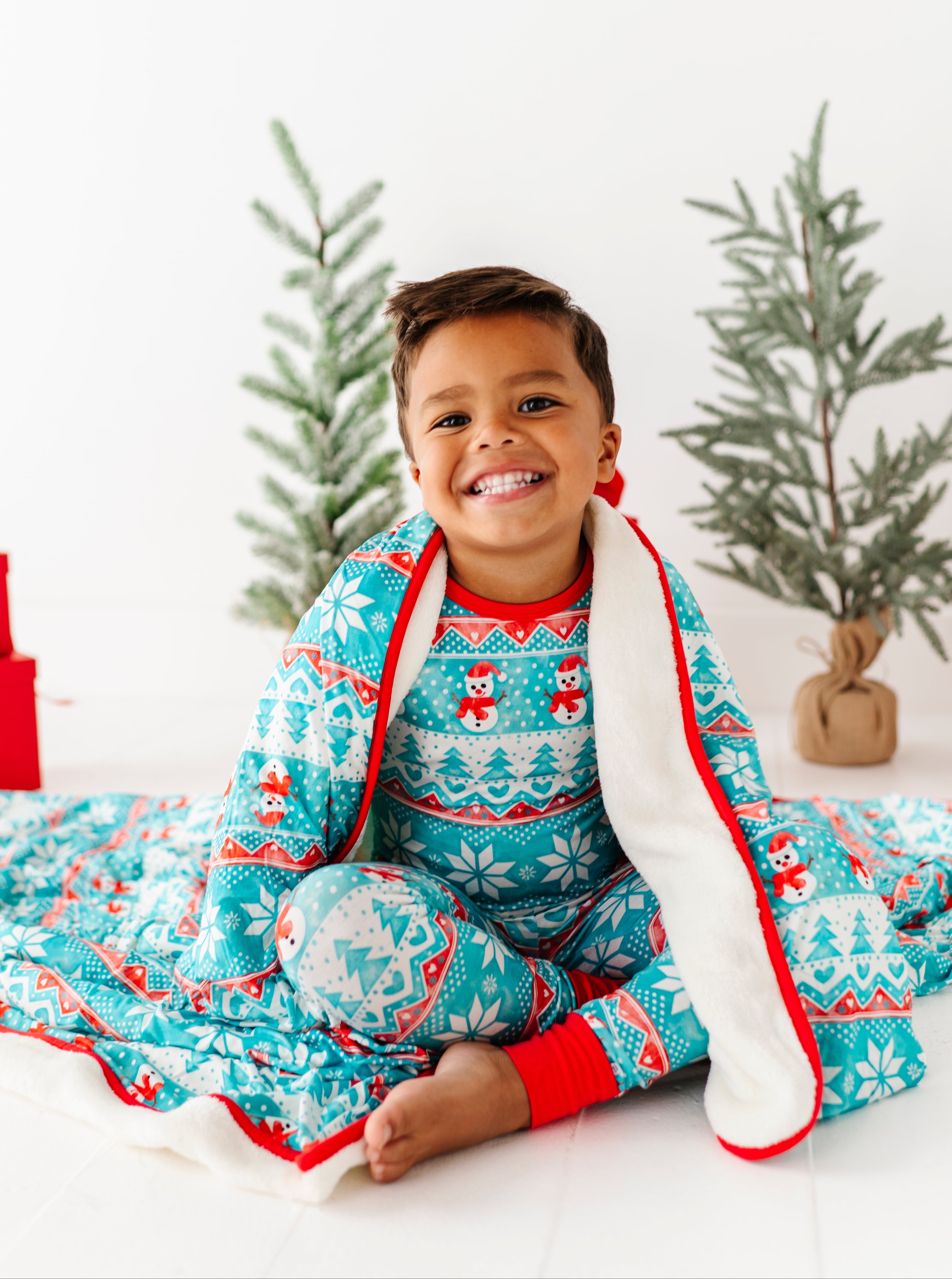 Frosty Fair Isle 2-piece Pajamas