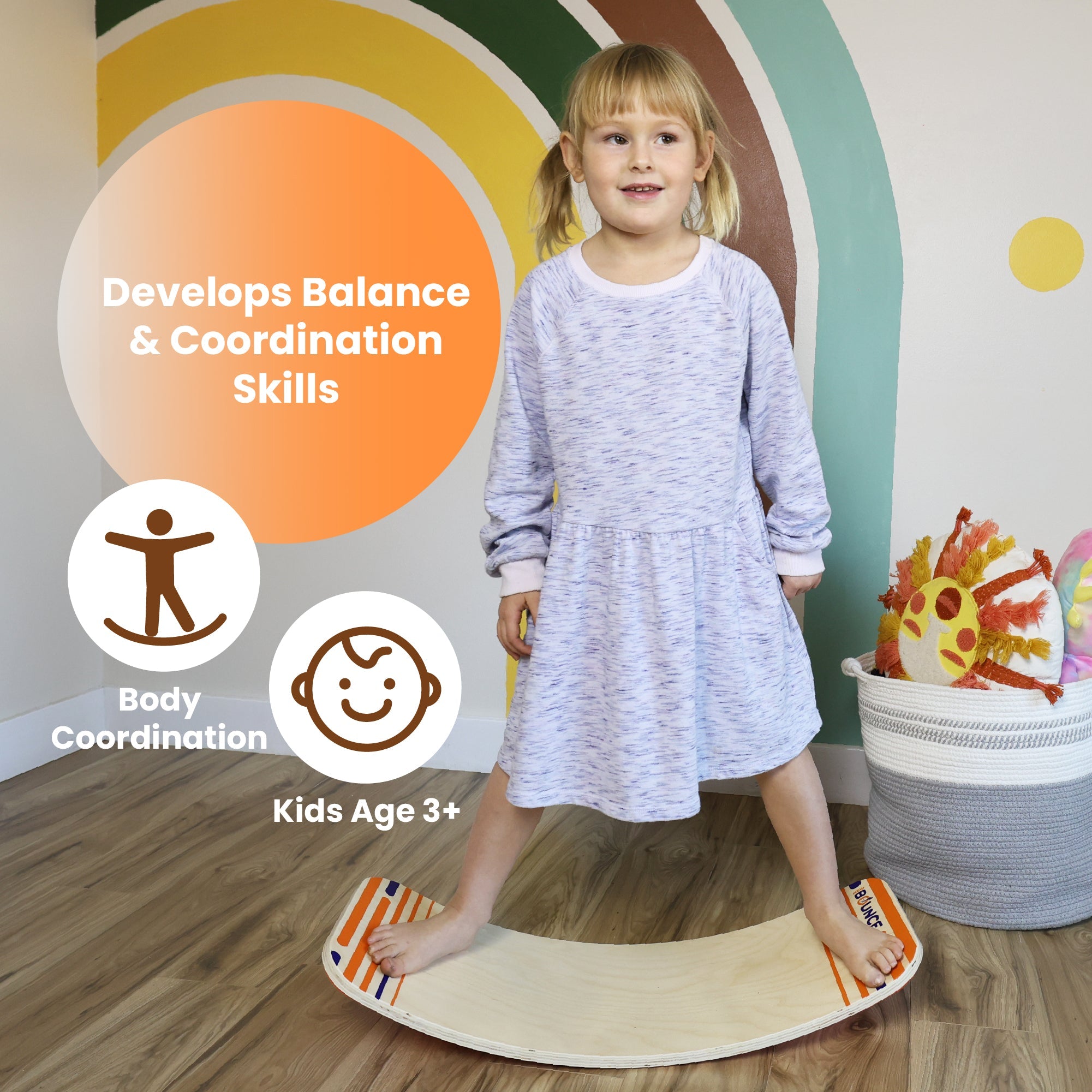 Balance Board For Kids & Adults