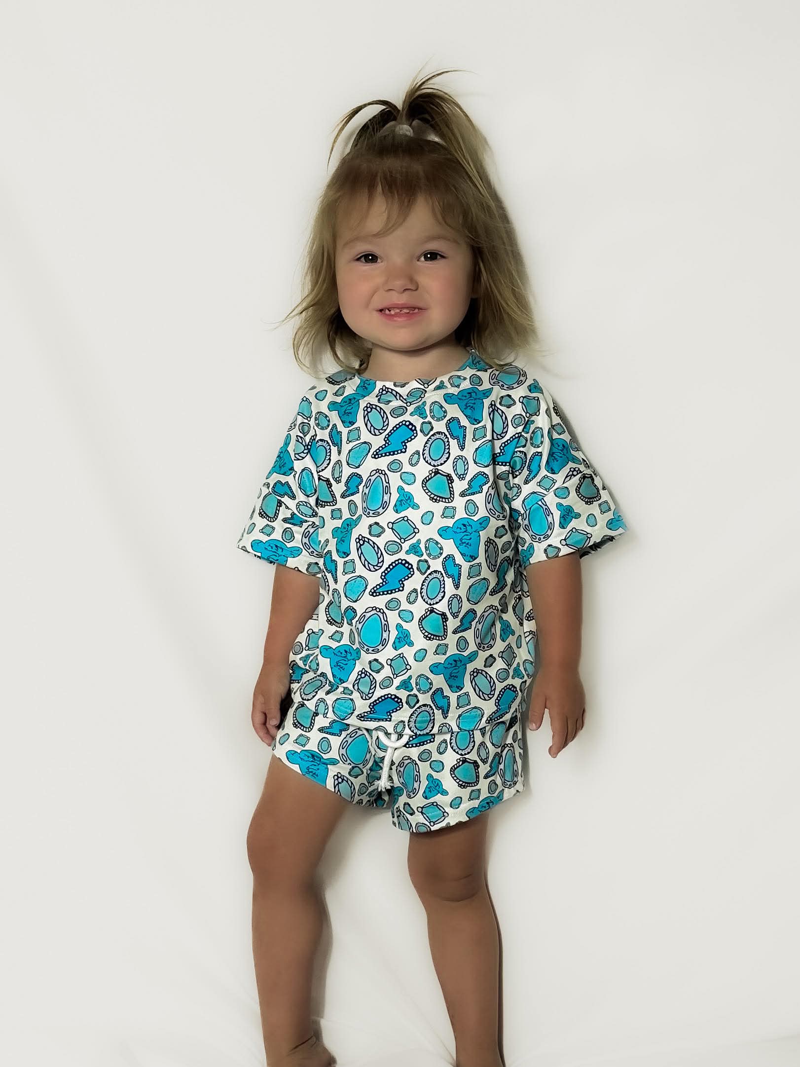 Western Turquoise Lounge Set