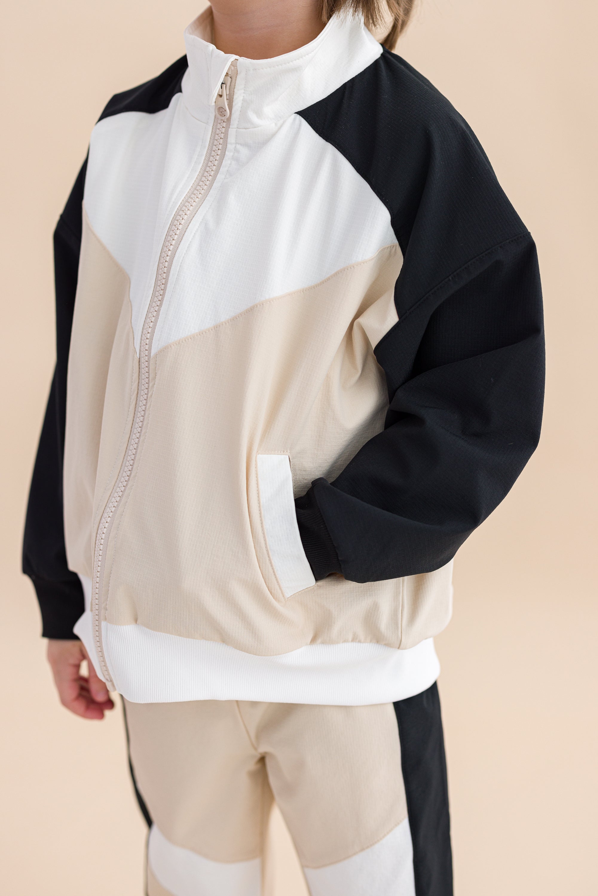 Oatmeal Windbreaker Set